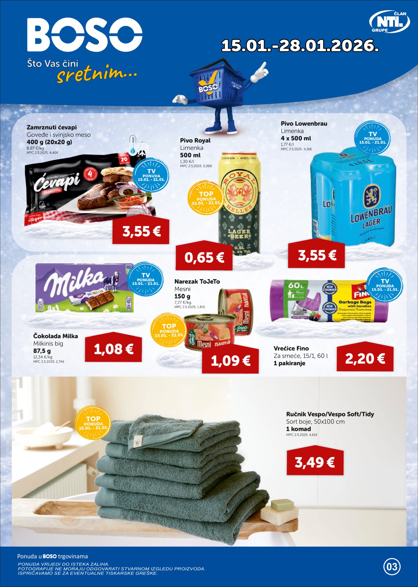 Boso katalog Akcija 15.01. - 28.01.2026.