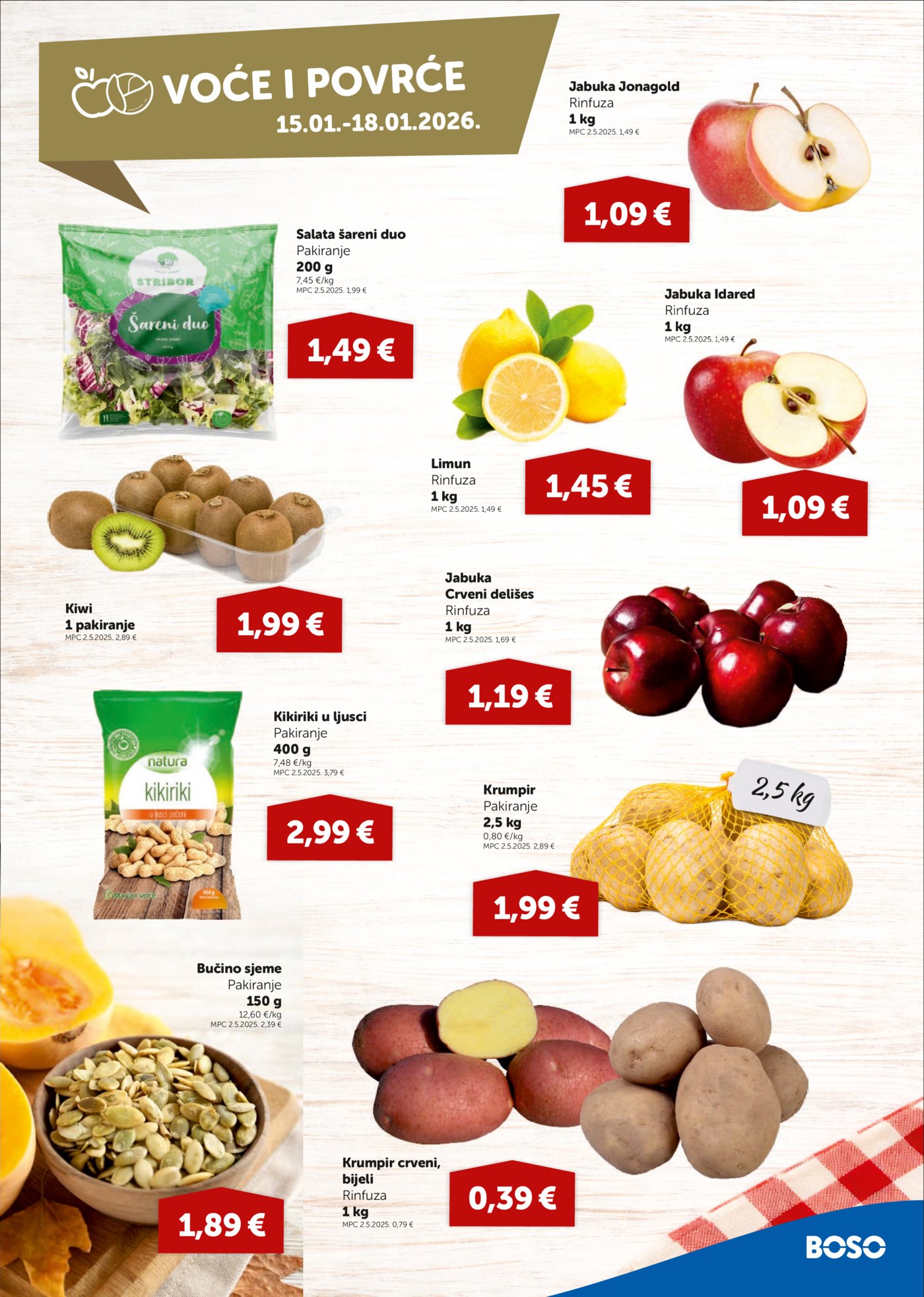 Boso katalog Akcija 15.01. - 28.01.2026.