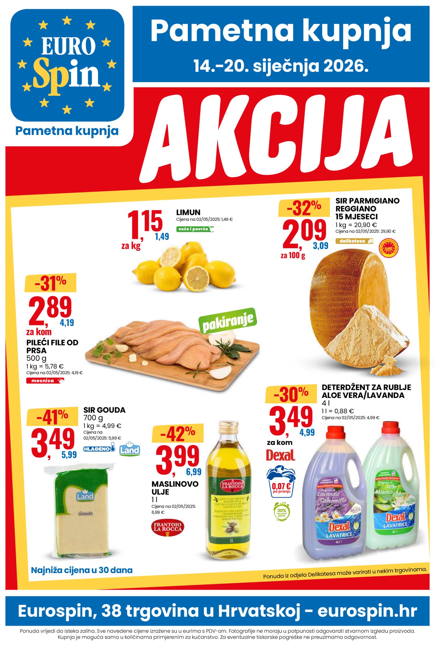 Eurospin katalog Akcija 14.01. - 20.01.2026.