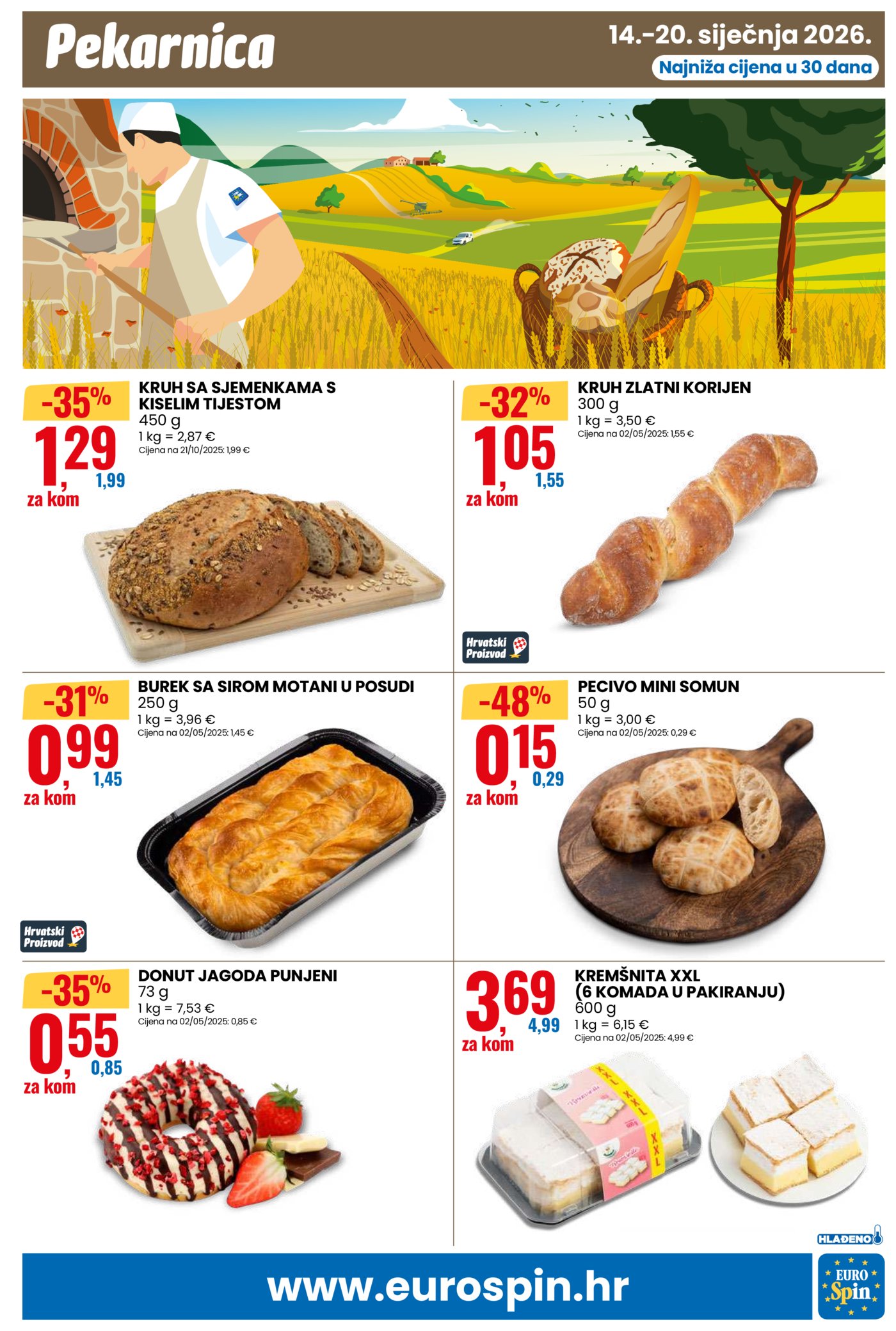 Eurospin katalog Akcija 14.01. - 20.01.2026.