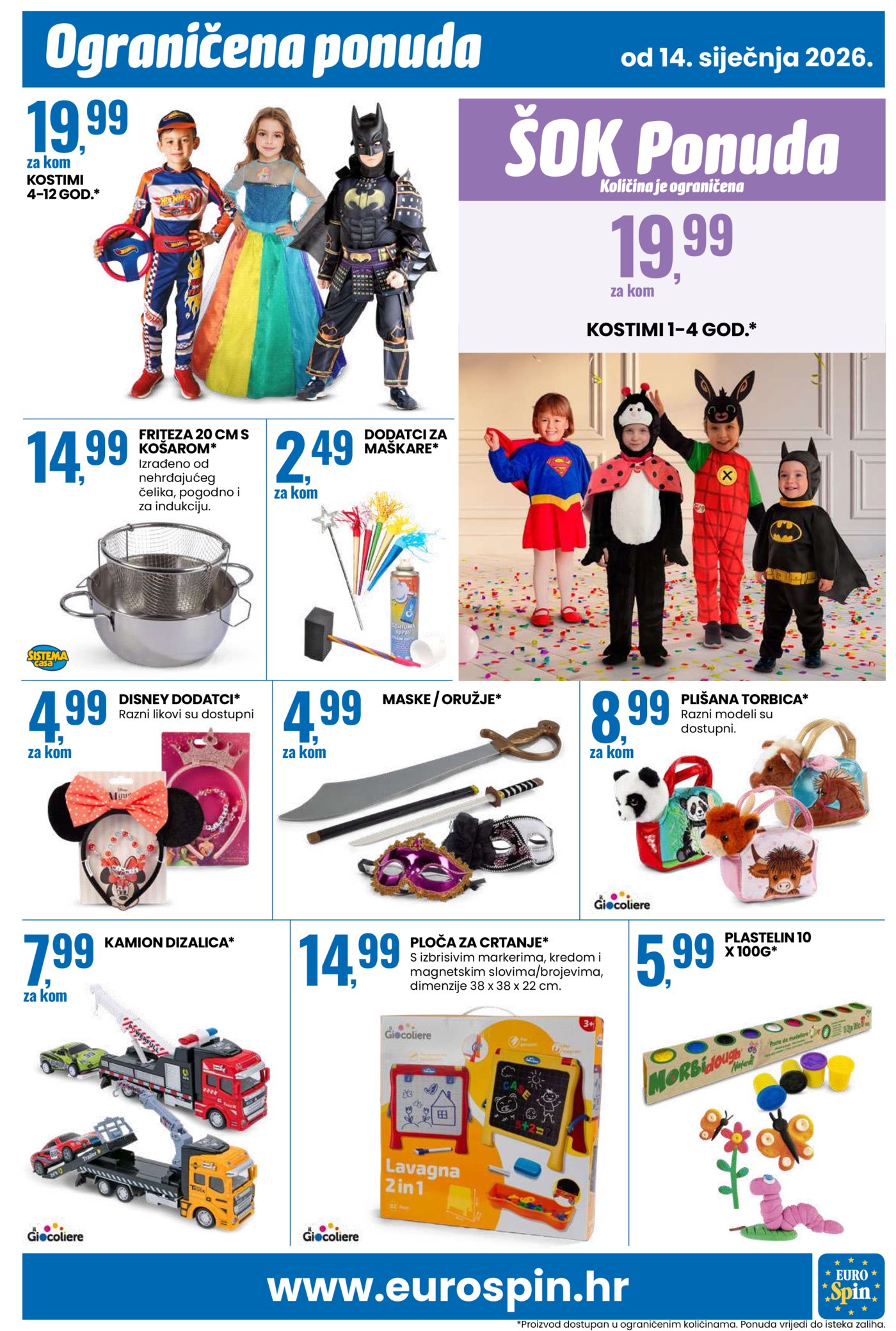 Eurospin katalog Akcija 14.01. - 20.01.2026.