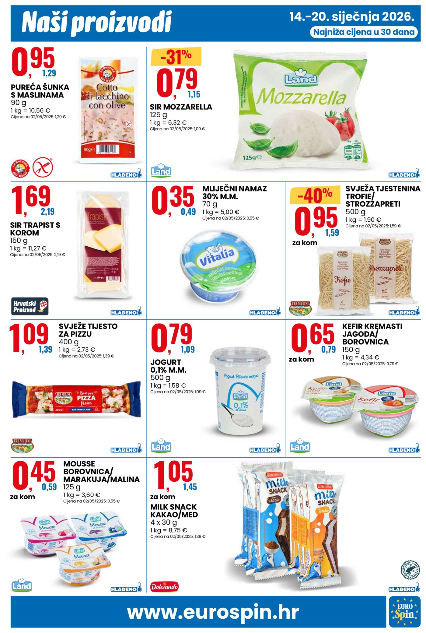 Eurospin katalog Akcija 14.01. - 20.01.2026.