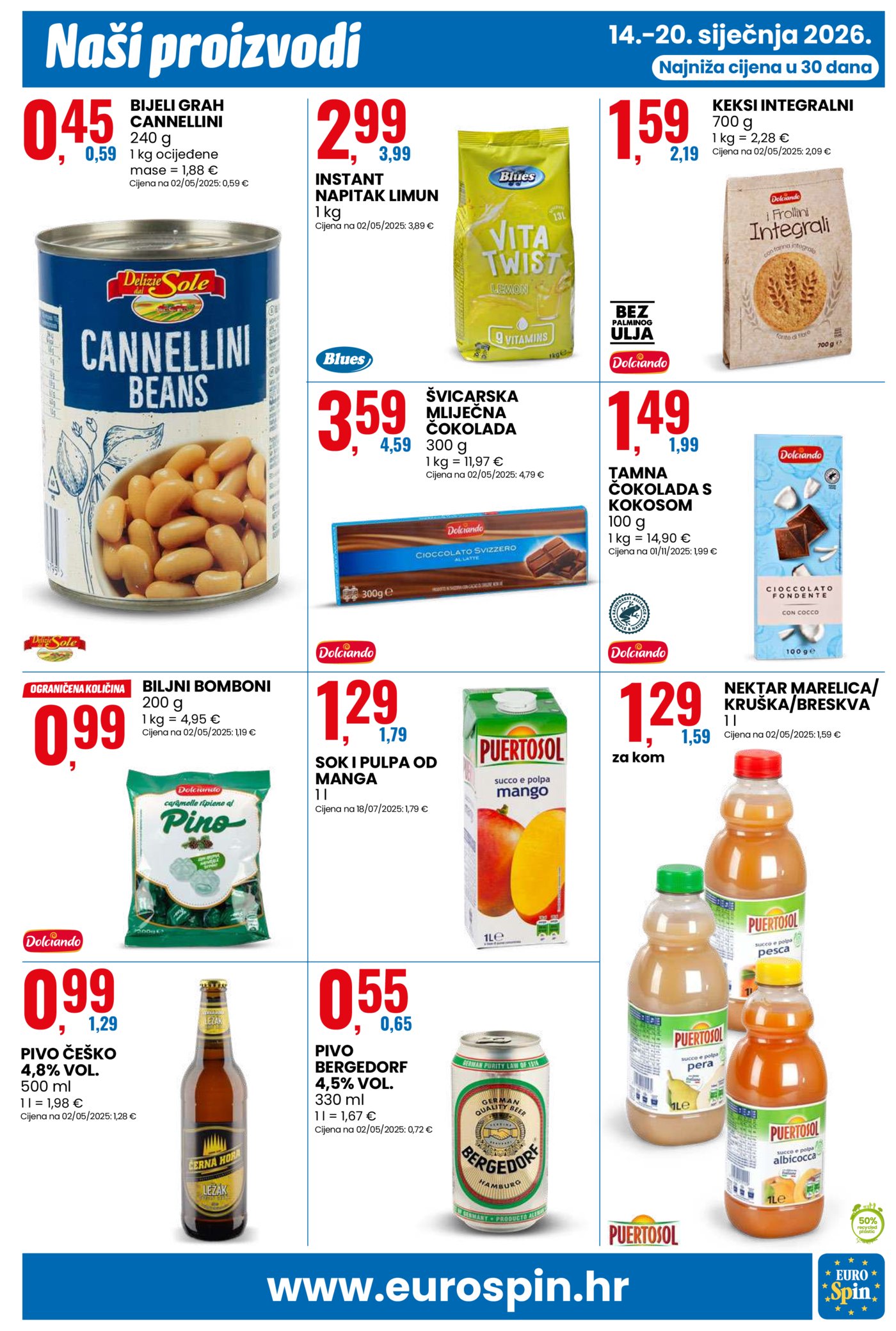 Eurospin katalog Akcija 14.01. - 20.01.2026.