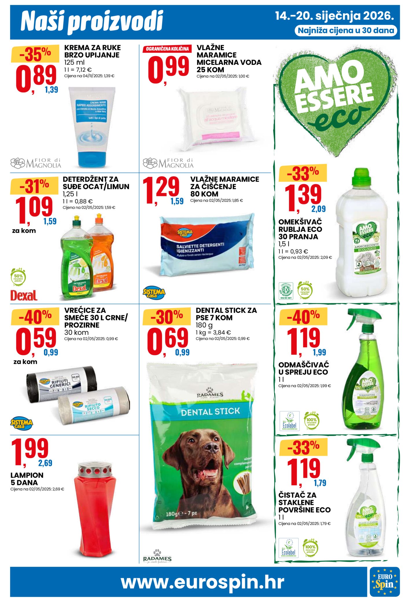 Eurospin katalog Akcija 14.01. - 20.01.2026.