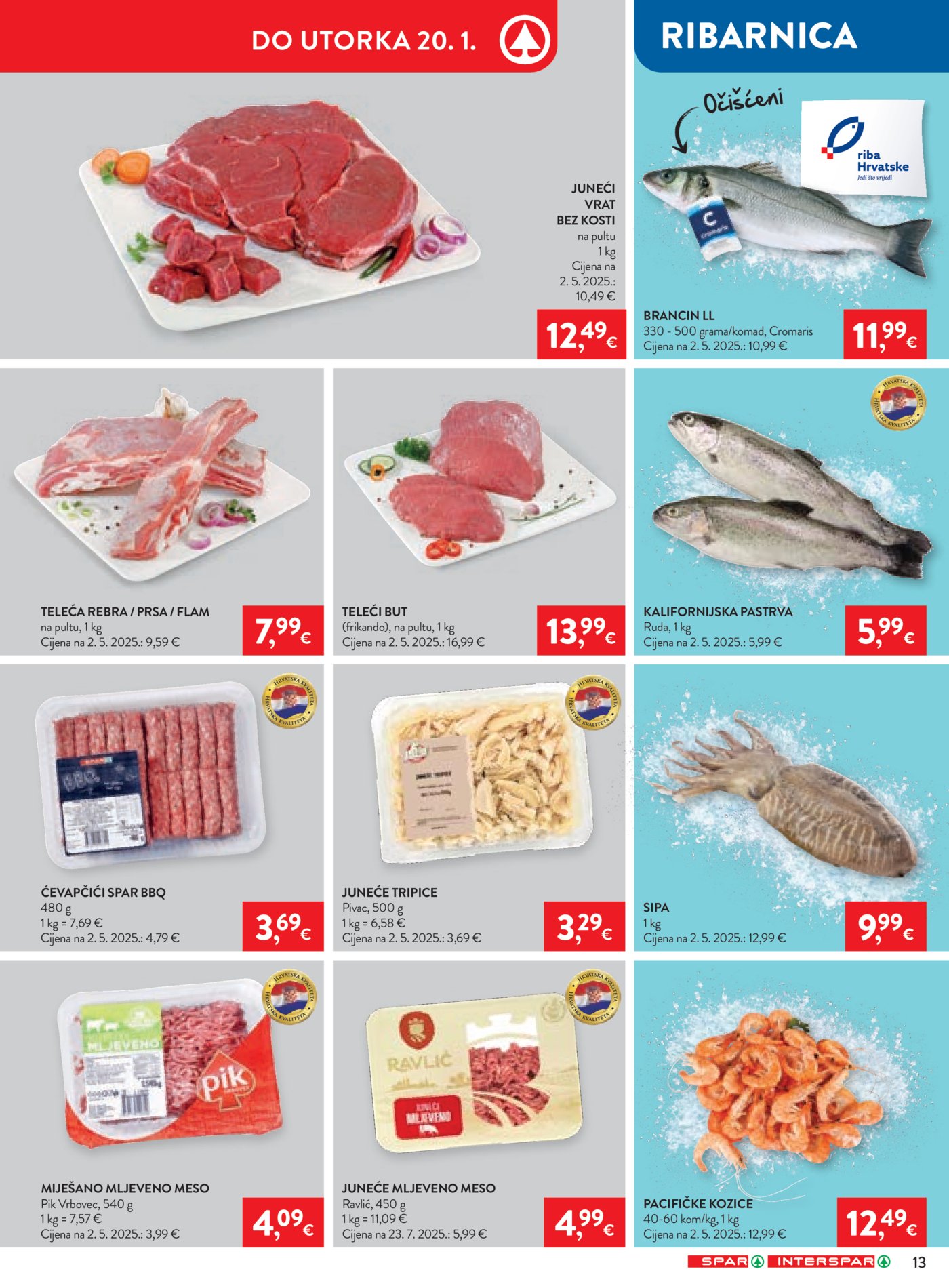 INTERSPAR katalog Akcija 14.01.-20.01.2026.