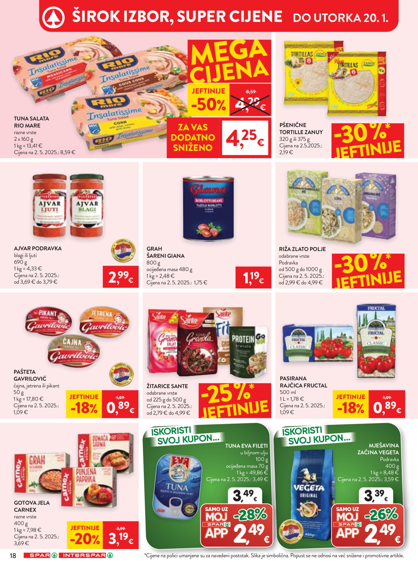 INTERSPAR katalog Akcija 14.01.-20.01.2026.