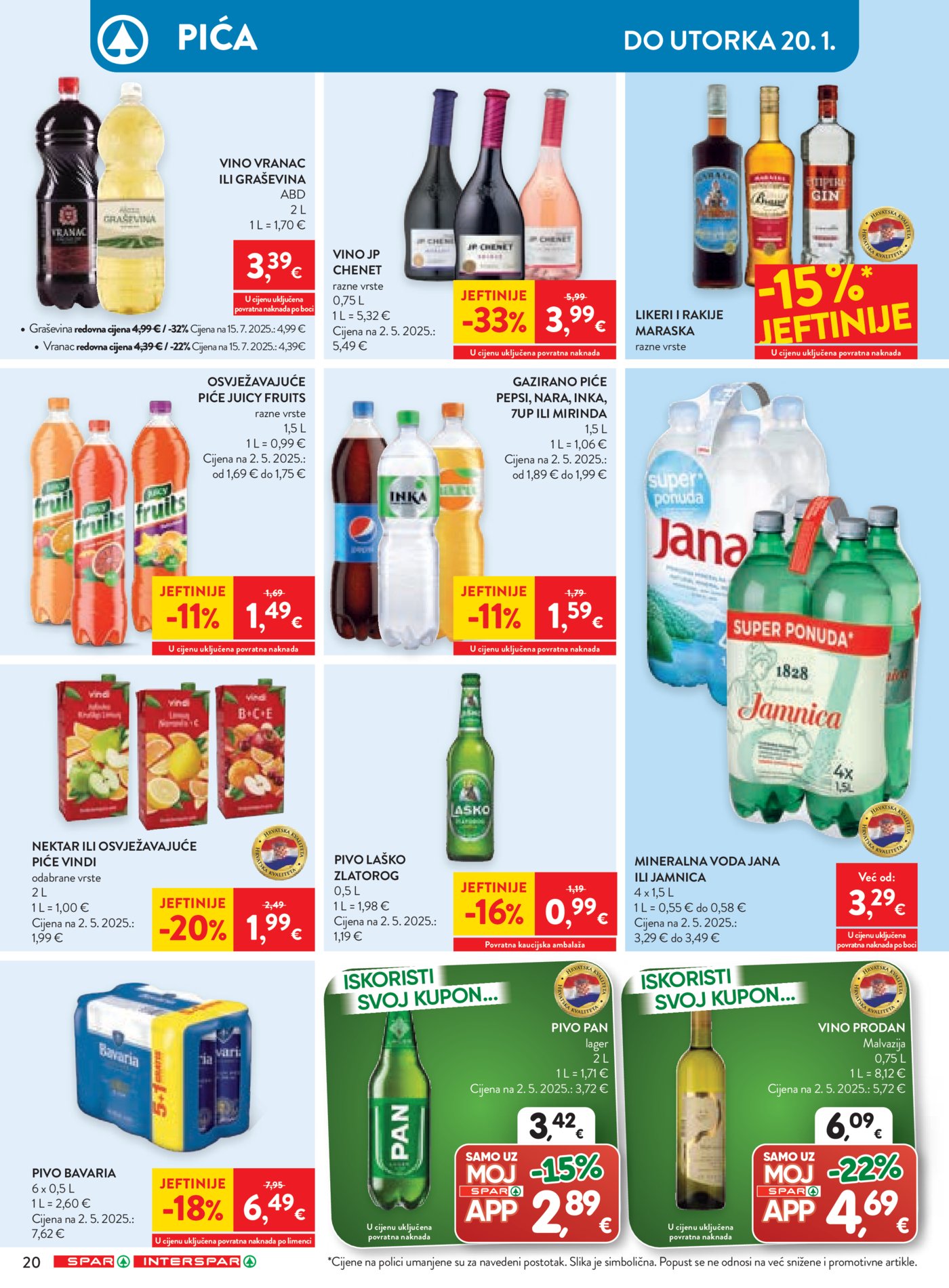 INTERSPAR katalog Akcija 14.01.-20.01.2026.