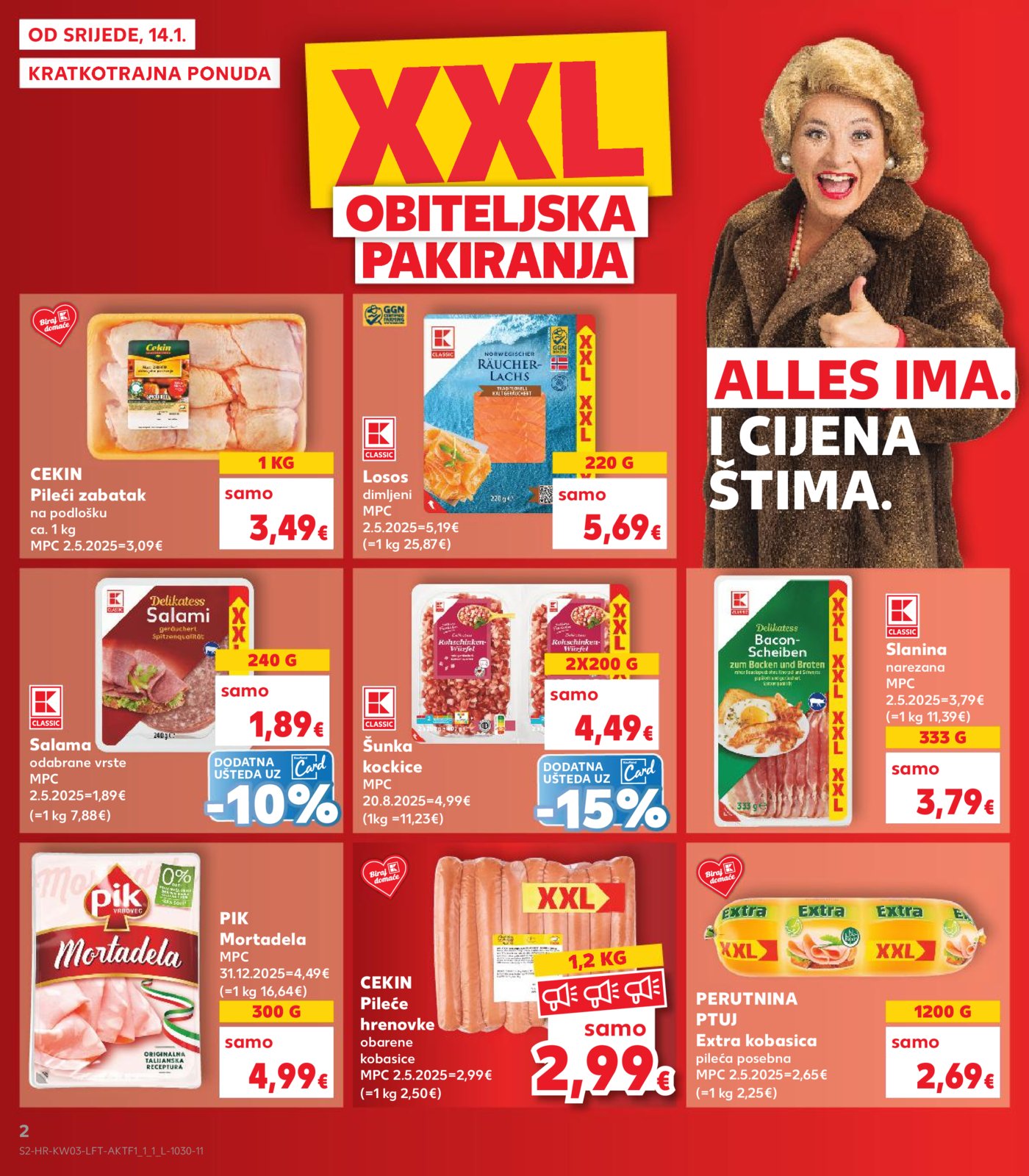 Kaufland katalog Akcija 14.01. - 20.01.2026. Odabrane poslovnice