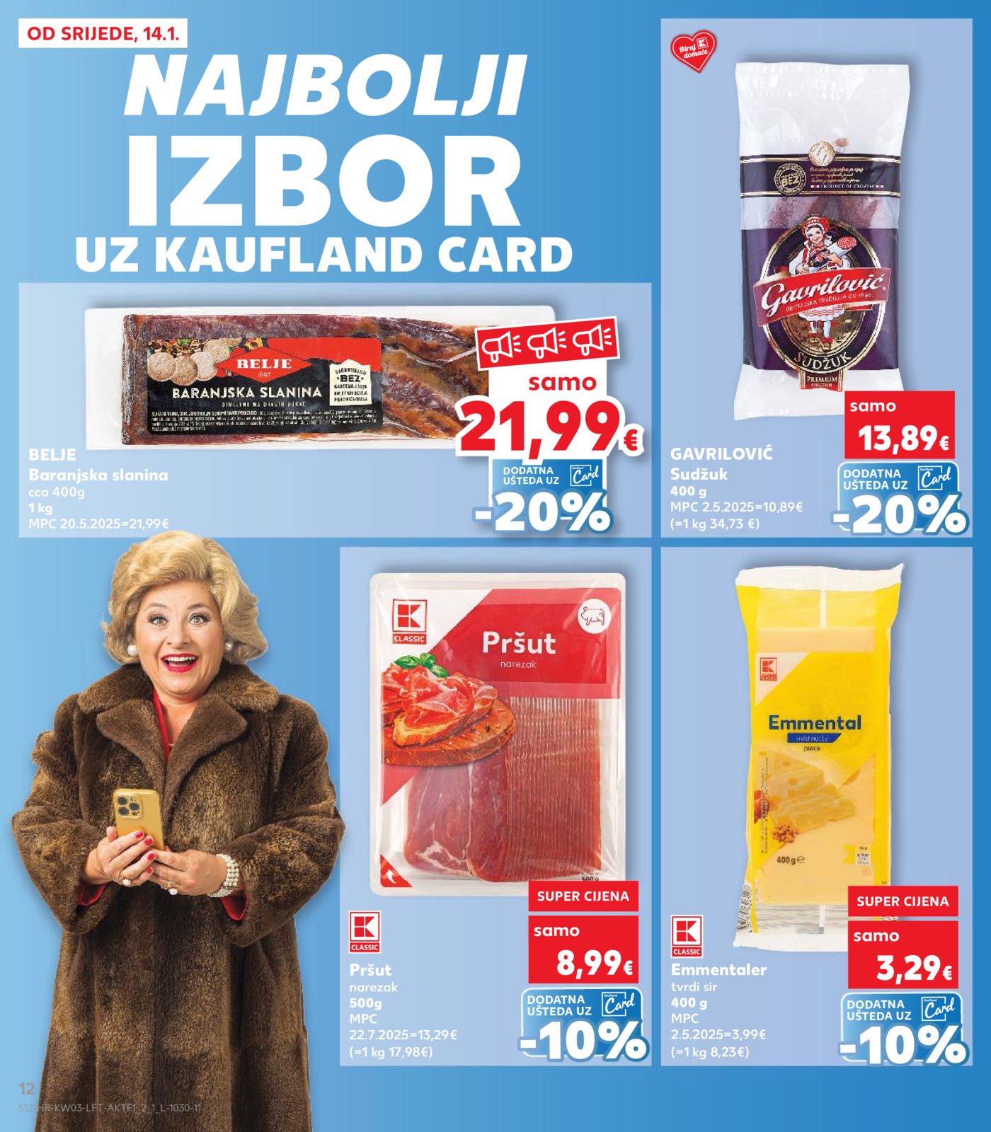Kaufland katalog Akcija 14.01. - 20.01.2026. Odabrane poslovnice