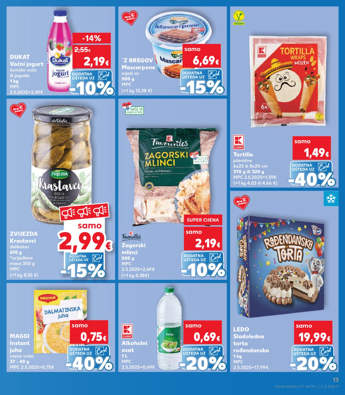 Kaufland katalog Akcija 14.01. - 20.01.2026. Odabrane poslovnice