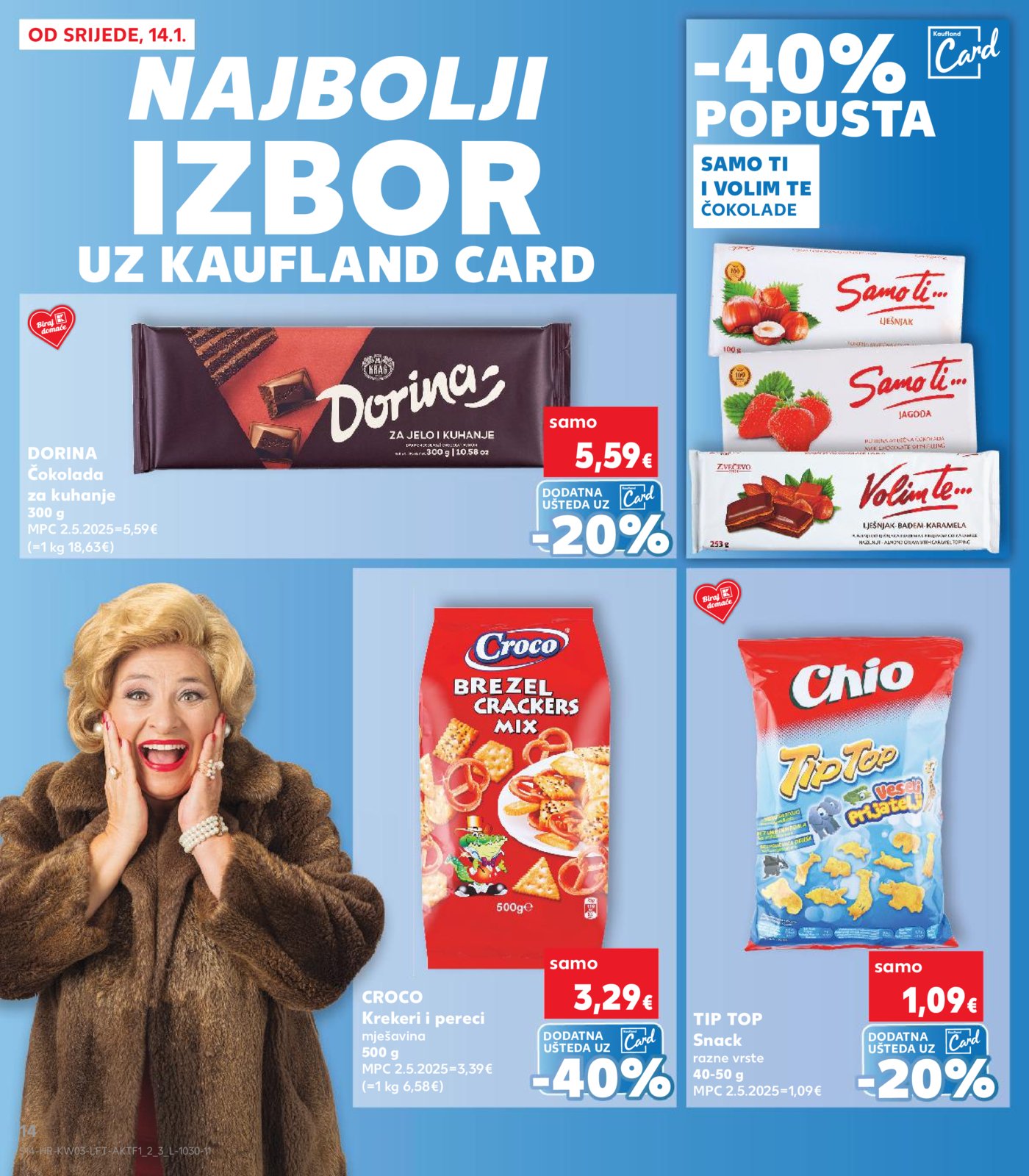 Kaufland katalog Akcija 14.01. - 20.01.2026. Odabrane poslovnice