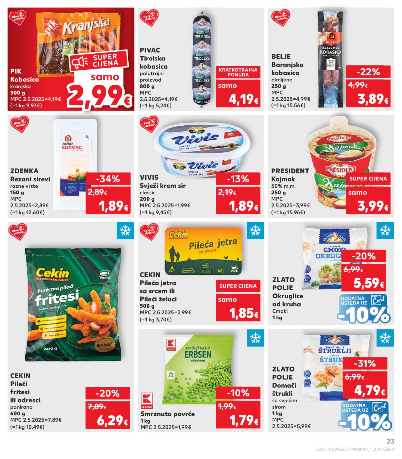 Kaufland katalog Akcija 14.01. - 20.01.2026. Odabrane poslovnice