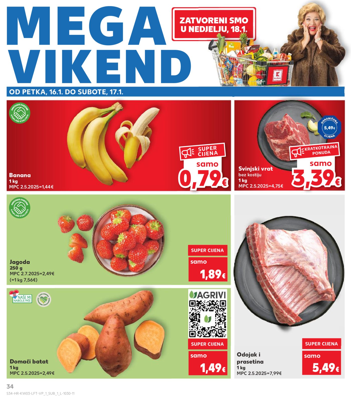 Kaufland katalog Akcija 14.01. - 20.01.2026. Odabrane poslovnice