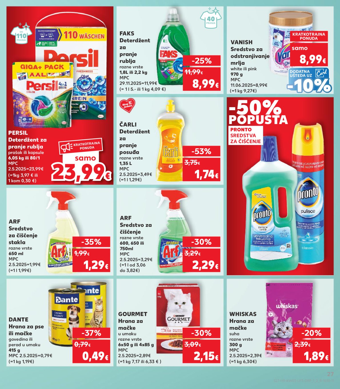 Kaufland katalog Akcija 14.01. - 20.01.2026. Odabrane poslovnice