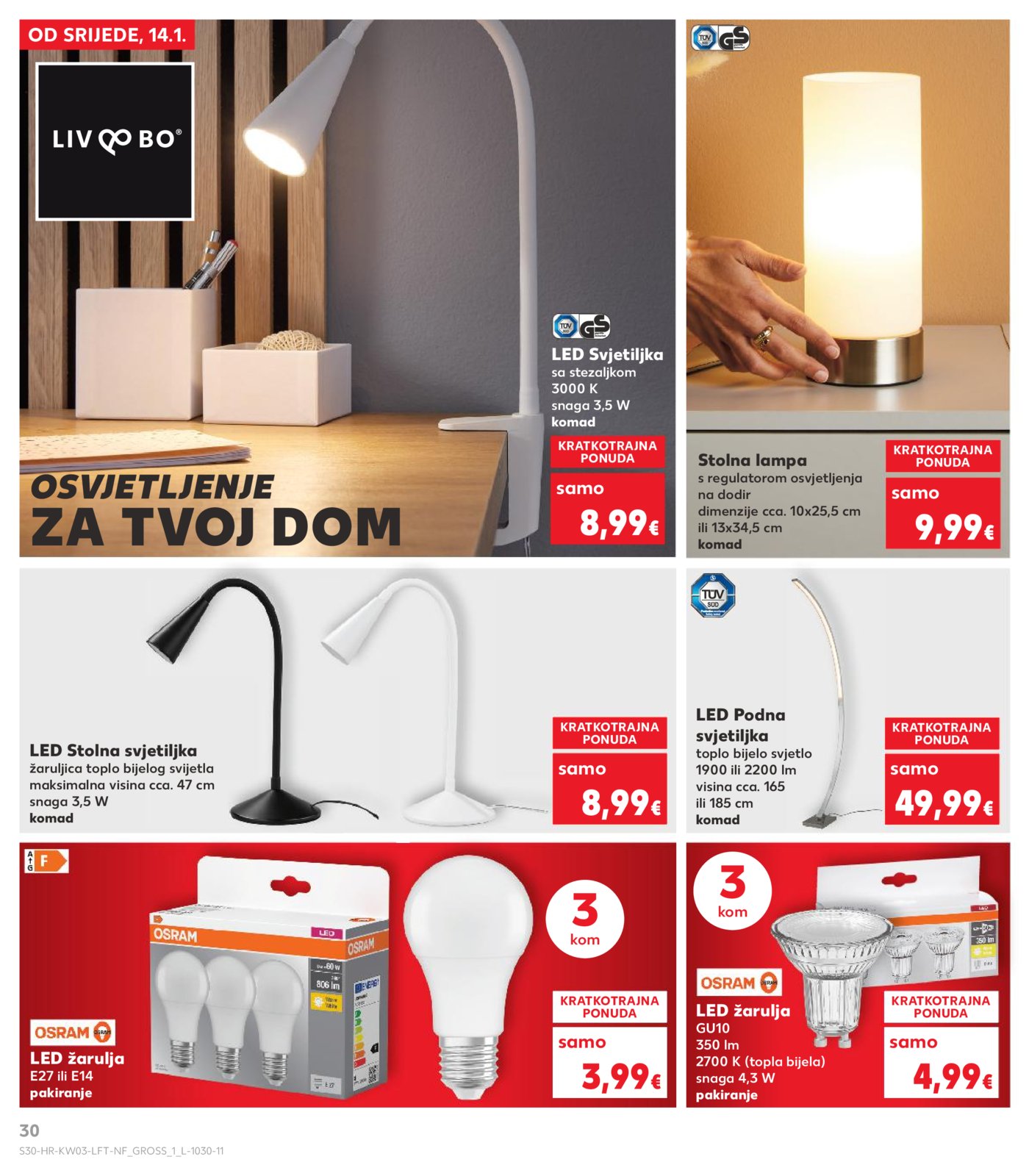 Kaufland katalog Akcija 14.01. - 20.01.2026. Odabrane poslovnice