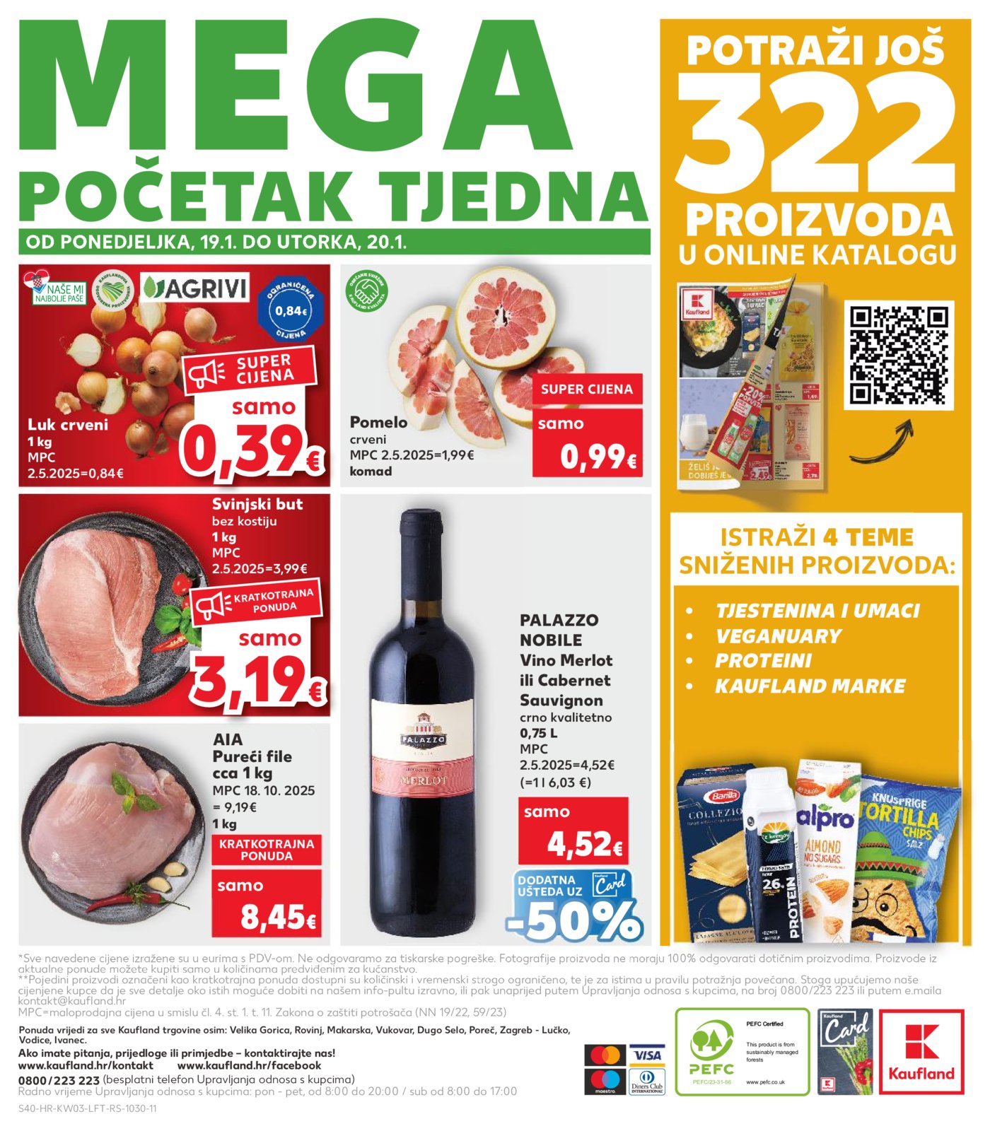 Kaufland katalog Akcija 14.01. - 20.01.2026. Odabrane poslovnice