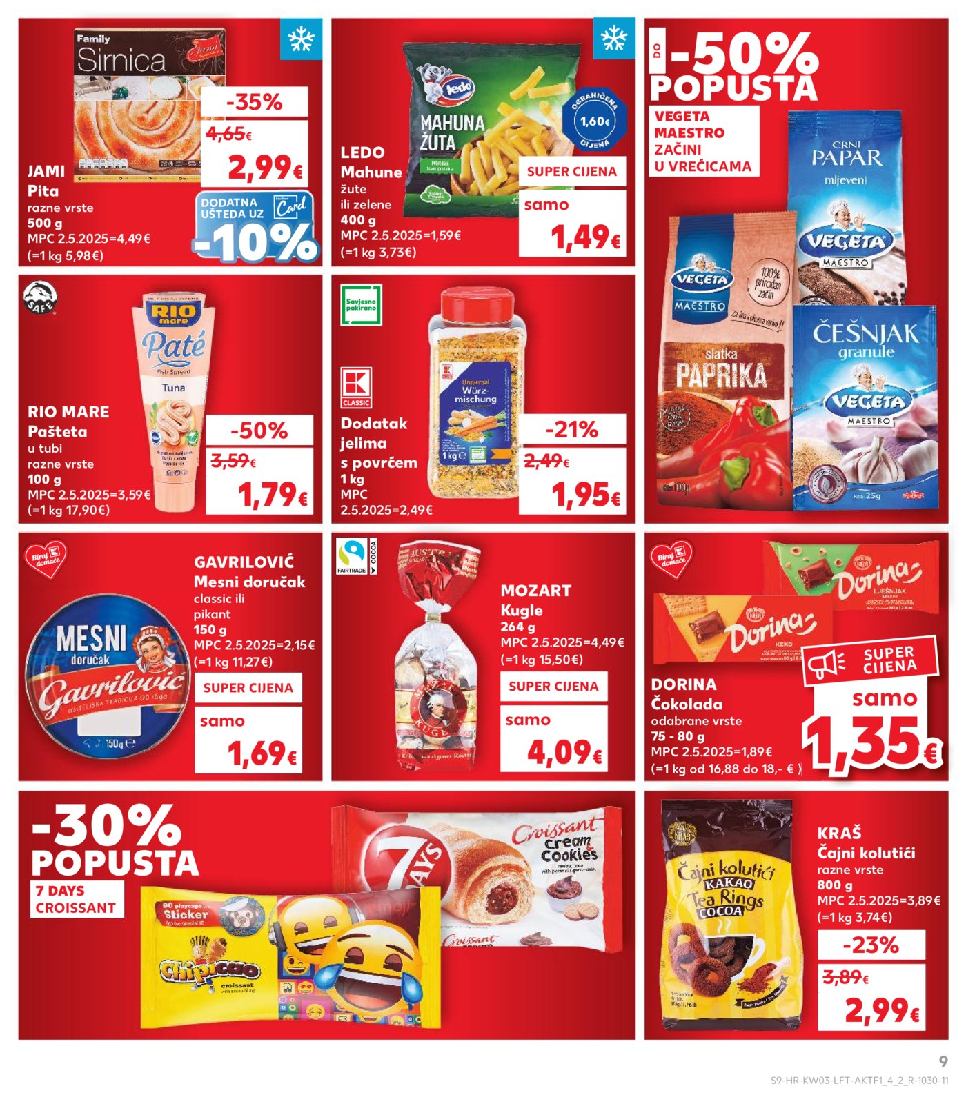 Kaufland katalog Akcija 14.01. - 20.01.2026. Odabrane poslovnice