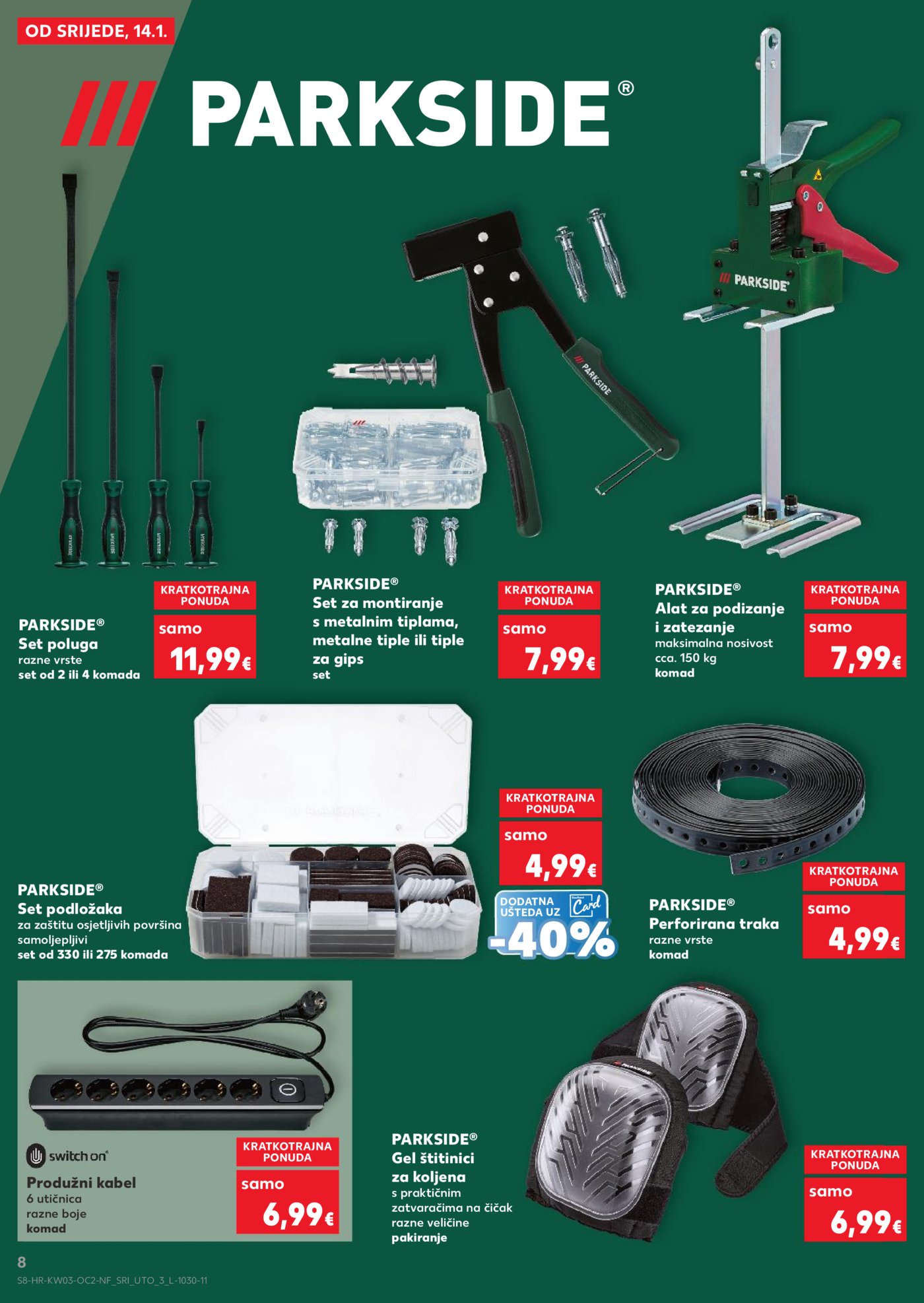 Kaufland katalog Neprehrambenih proizvoda 14.01. - 20.01.2026. Odabrane poslovnice