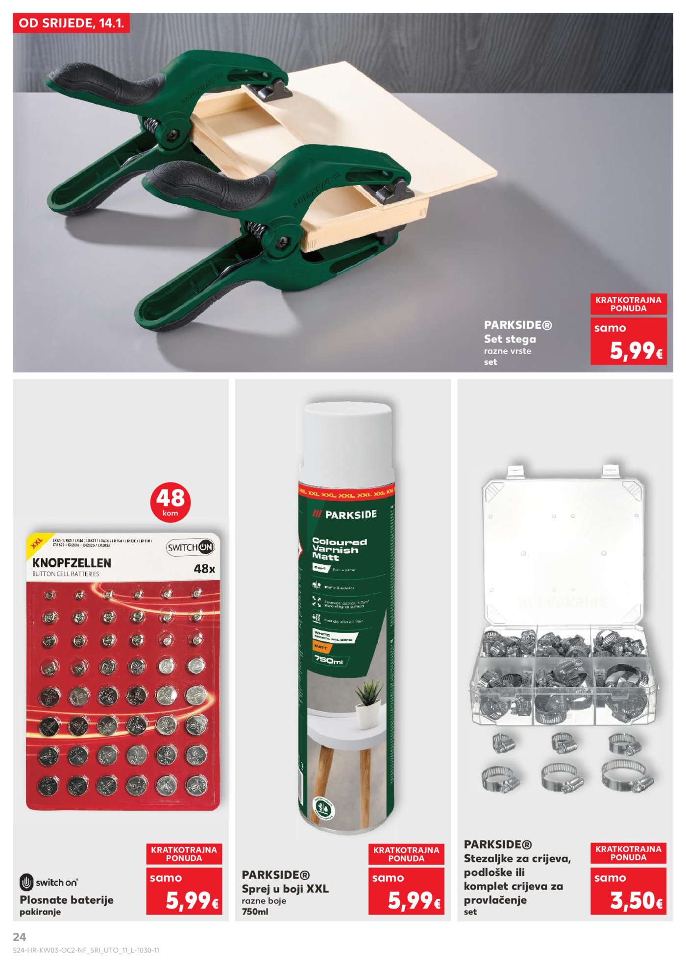 Kaufland katalog Neprehrambenih proizvoda 14.01. - 20.01.2026. Odabrane poslovnice