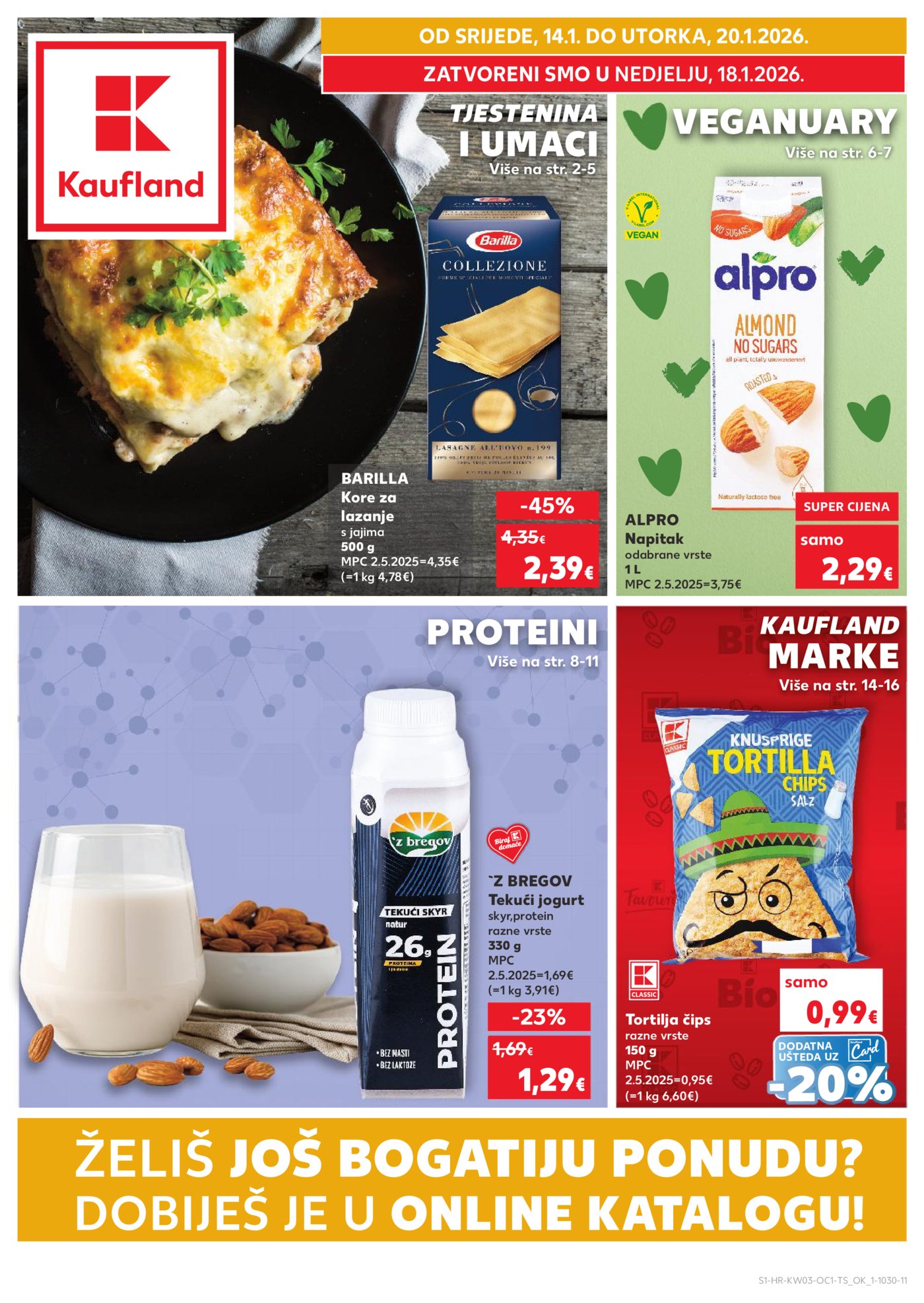 Kaufland katalog Robne marke 14.01. - 20.01.2026.