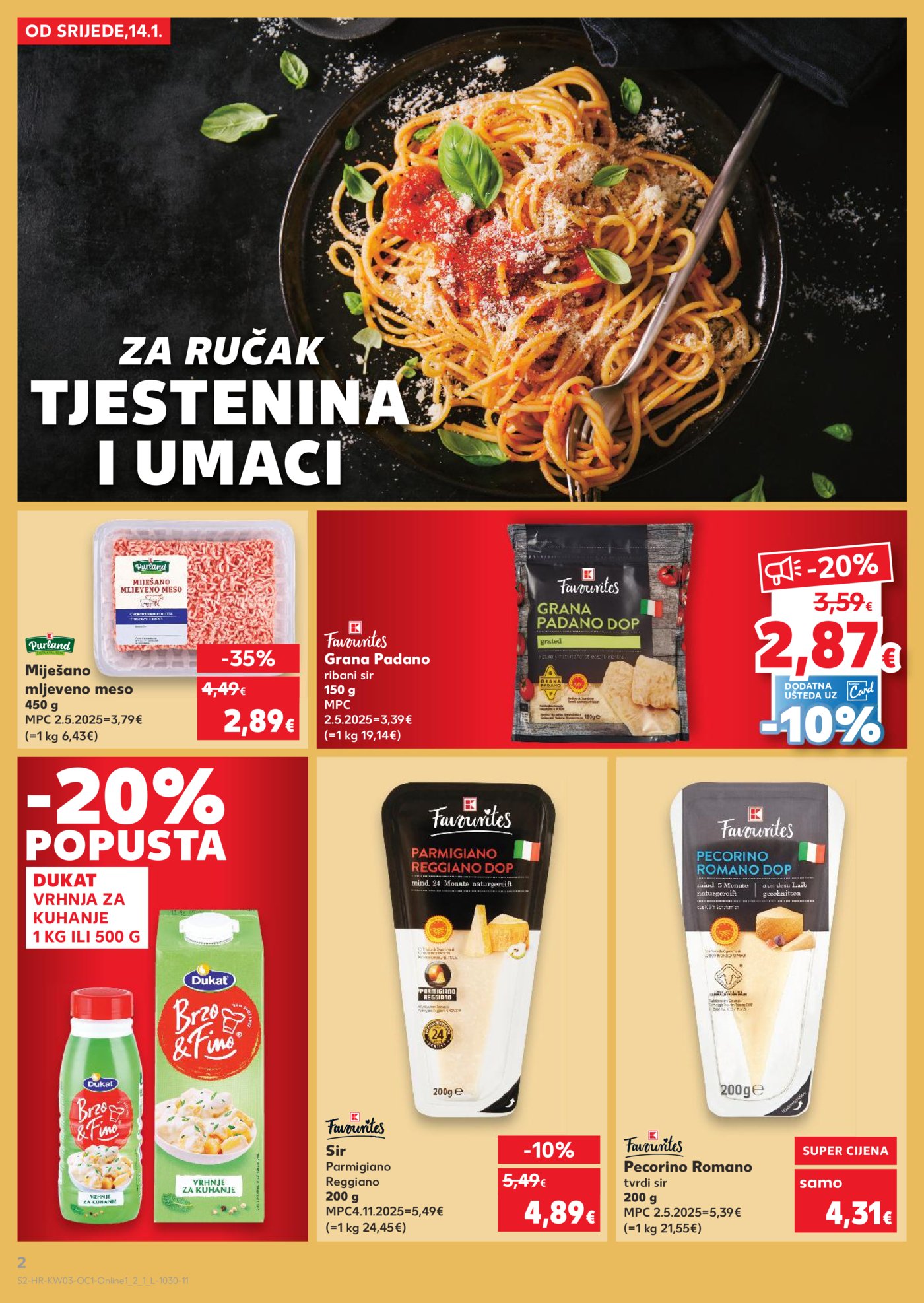 Kaufland katalog Robne marke 14.01. - 20.01.2026.