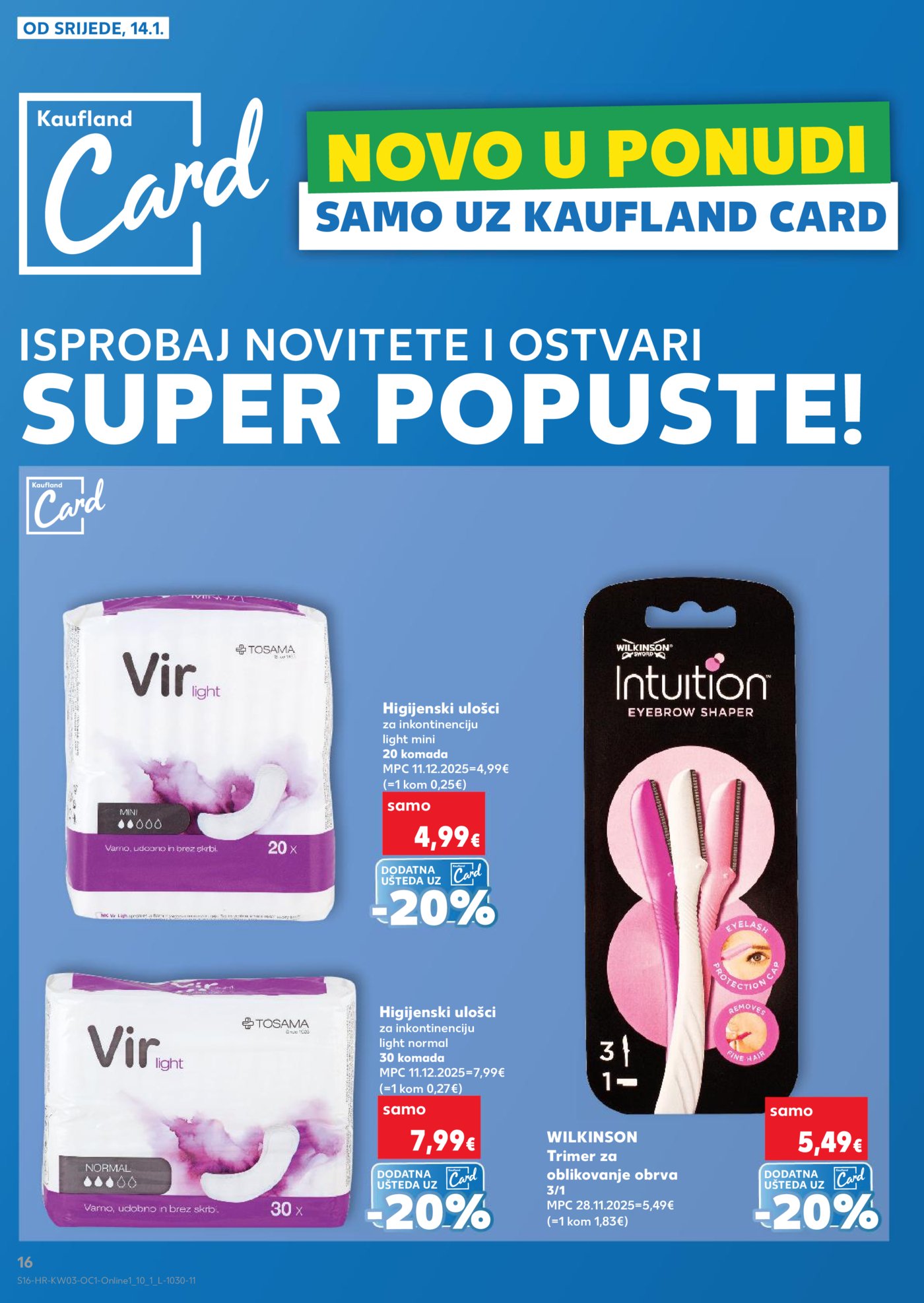 Kaufland katalog Robne marke 14.01. - 20.01.2026.