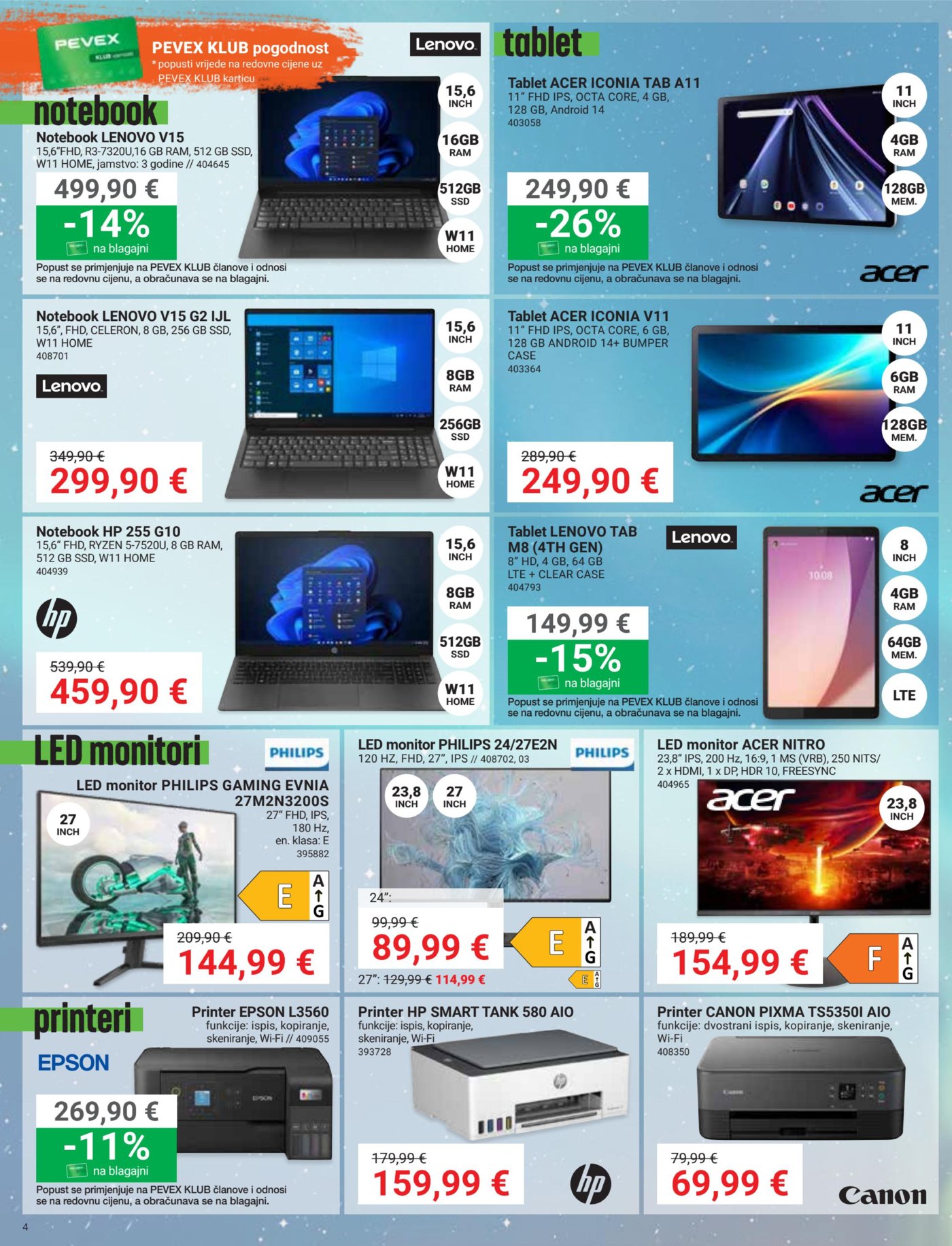 Pevex katalog Akcija 08.01.-02.02.2026.