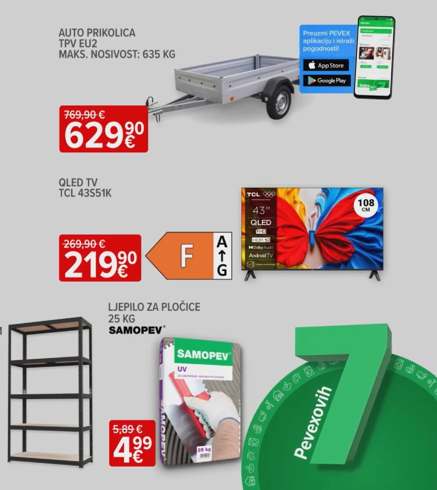 Pevex katalog Pevexovih 7 12.01.-18.01.2026.