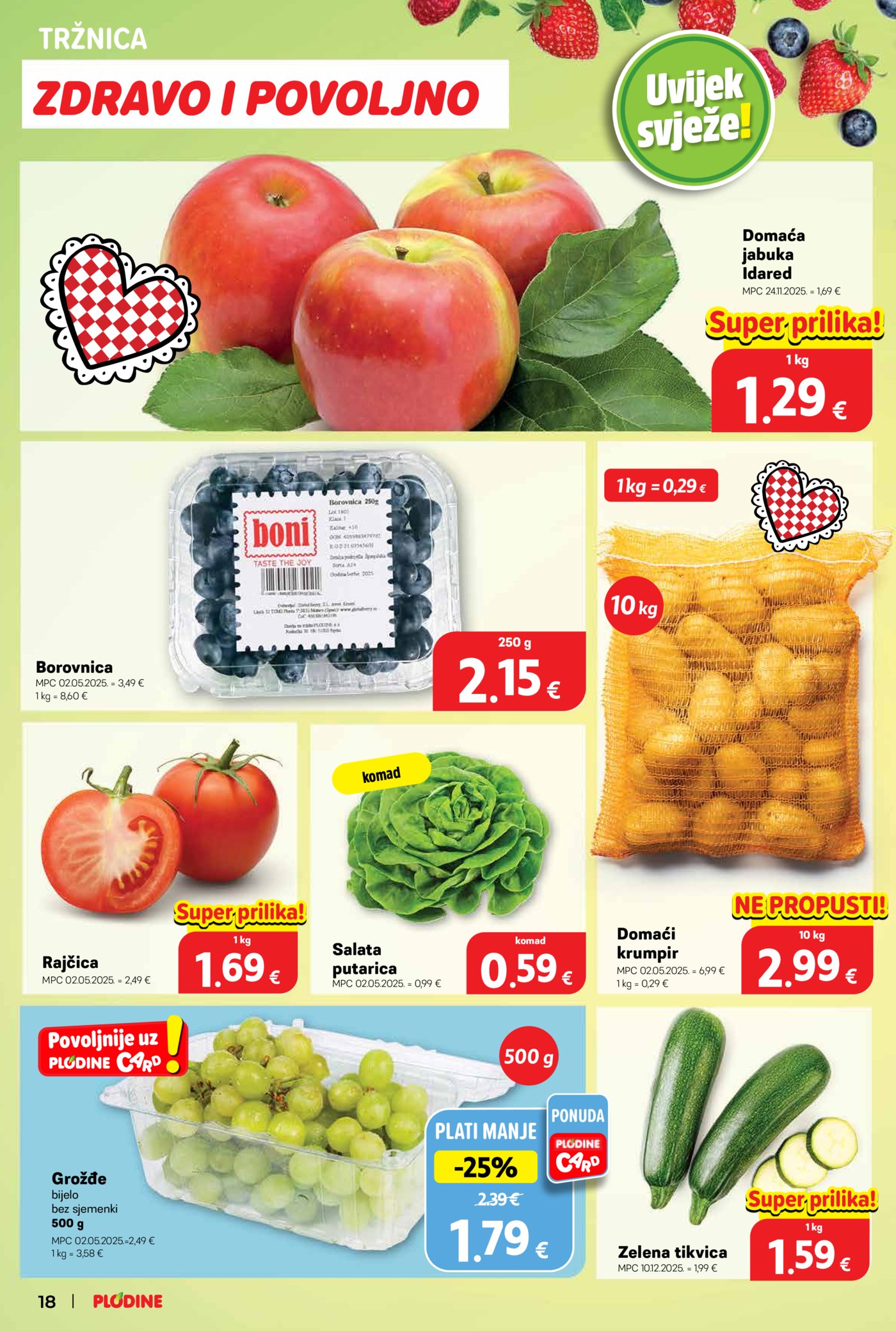 Plodine katalog Akcija 14.01. - 20.01.2026.