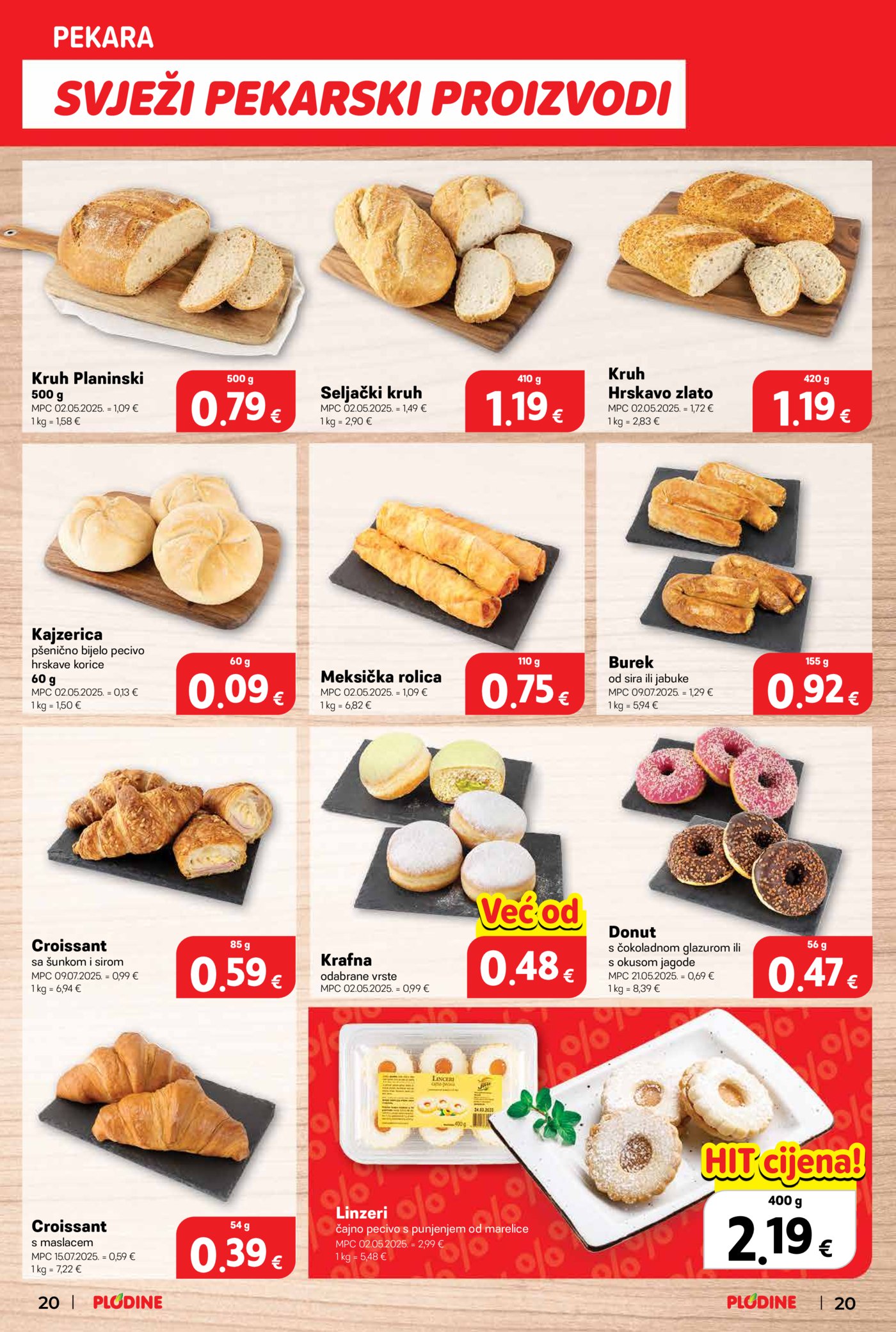 Plodine katalog Akcija 14.01. - 20.01.2026.