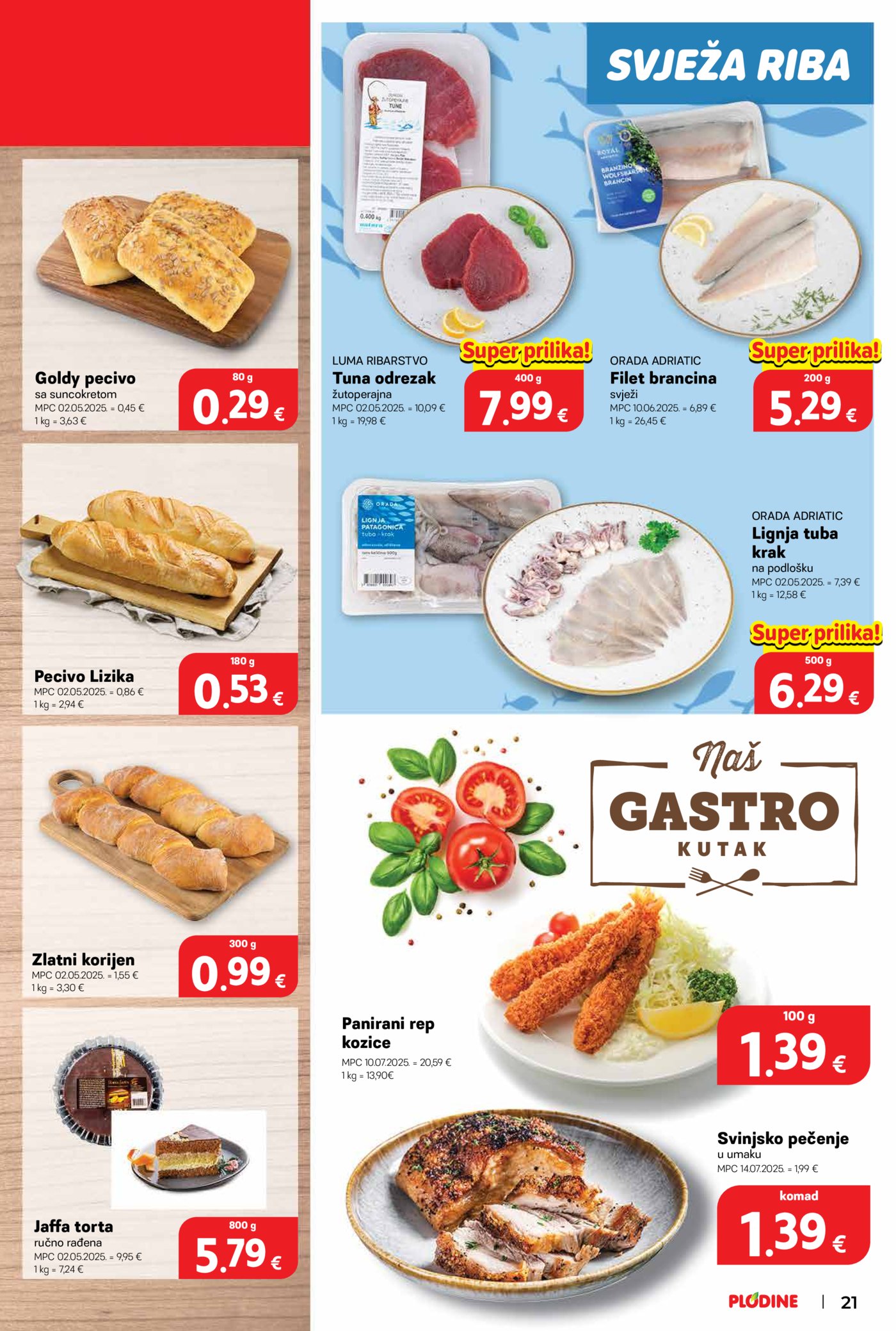 Plodine katalog Akcija 14.01. - 20.01.2026.