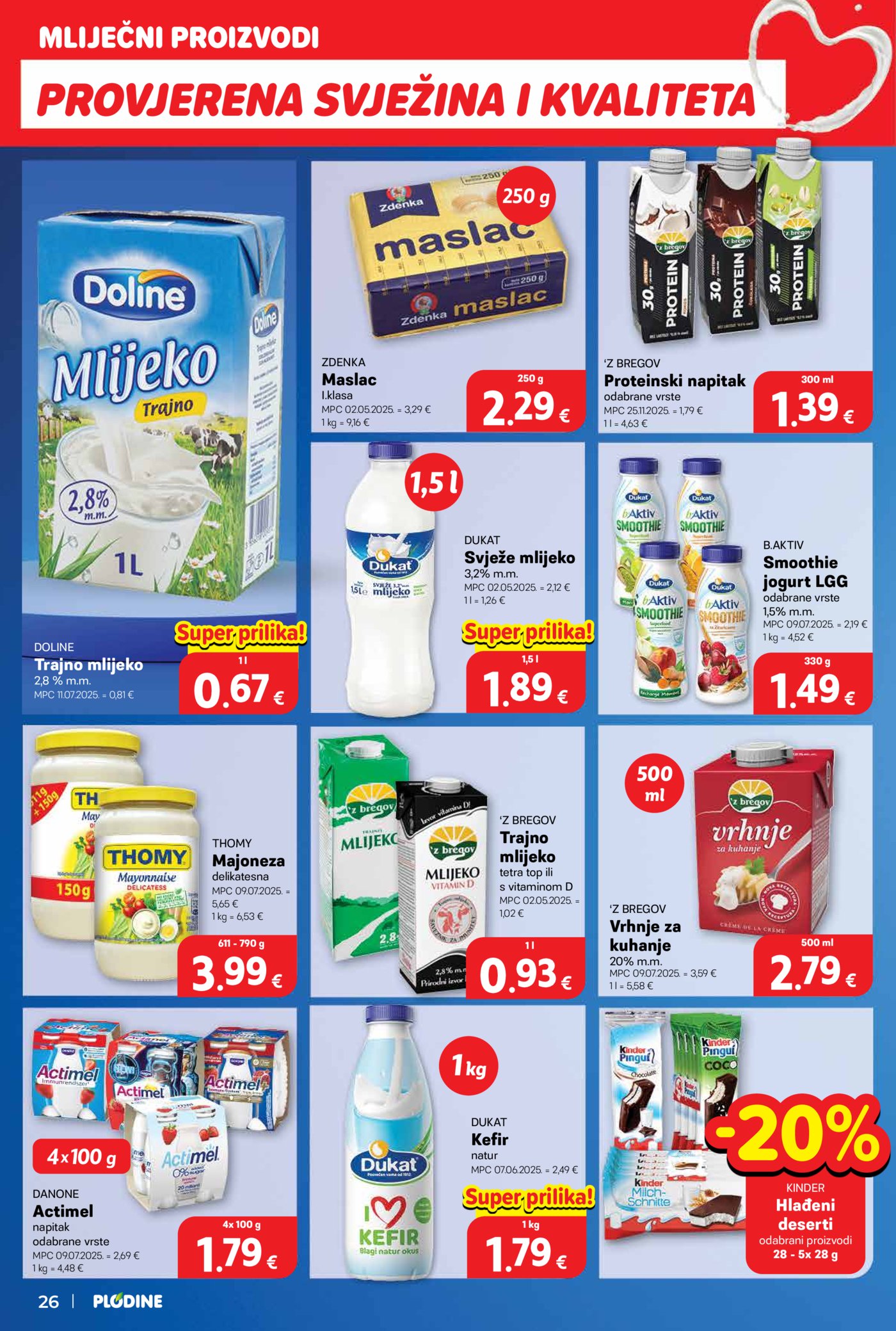 Plodine katalog Akcija 14.01. - 20.01.2026.