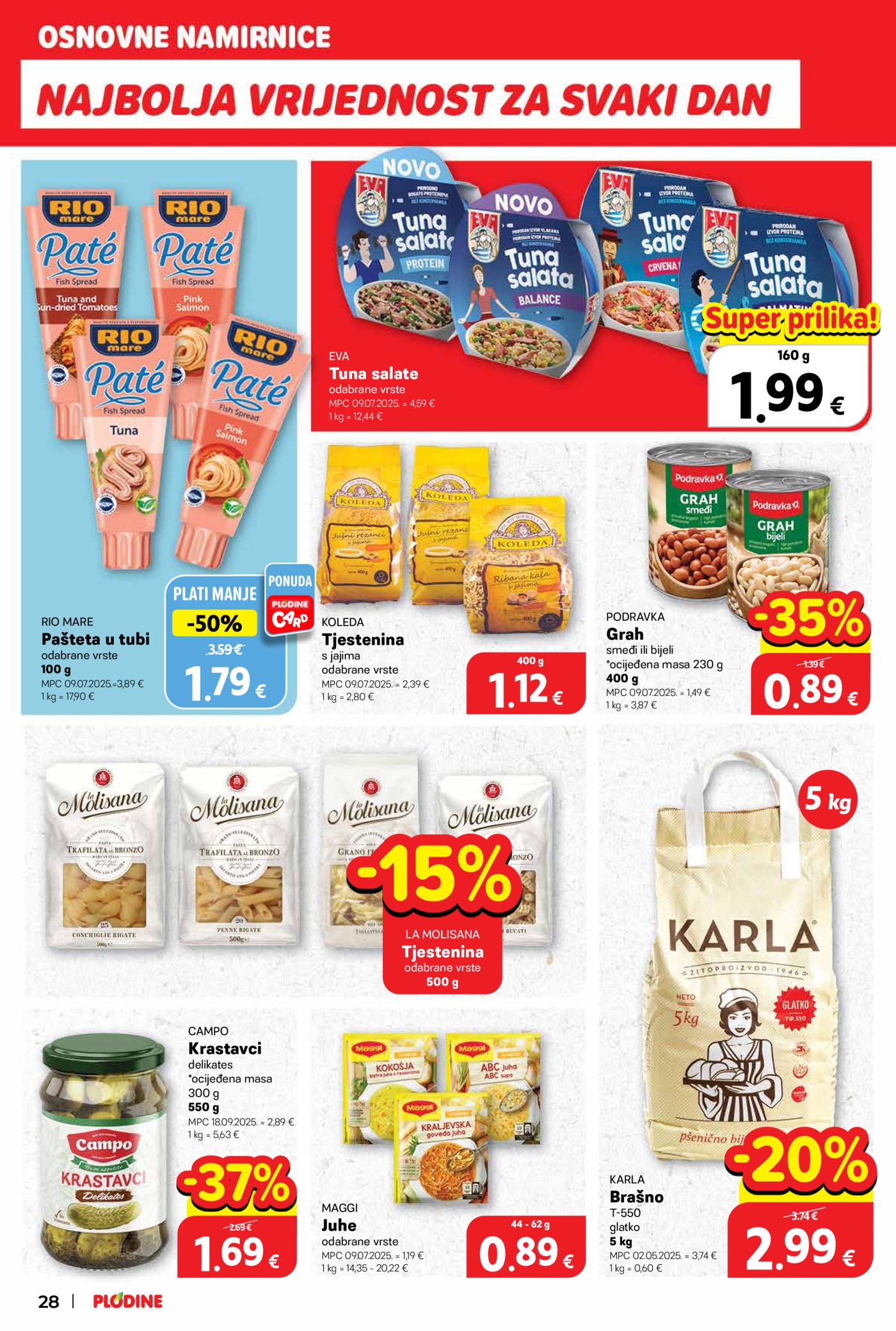Plodine katalog Akcija 14.01. - 20.01.2026.