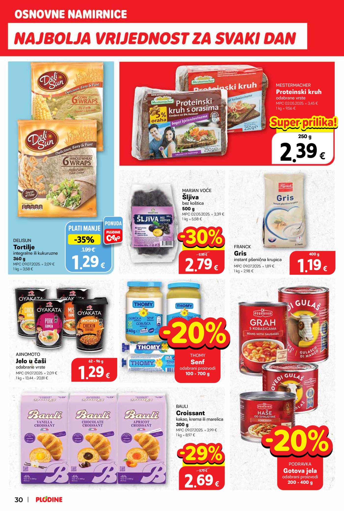 Plodine katalog Akcija 14.01. - 20.01.2026.