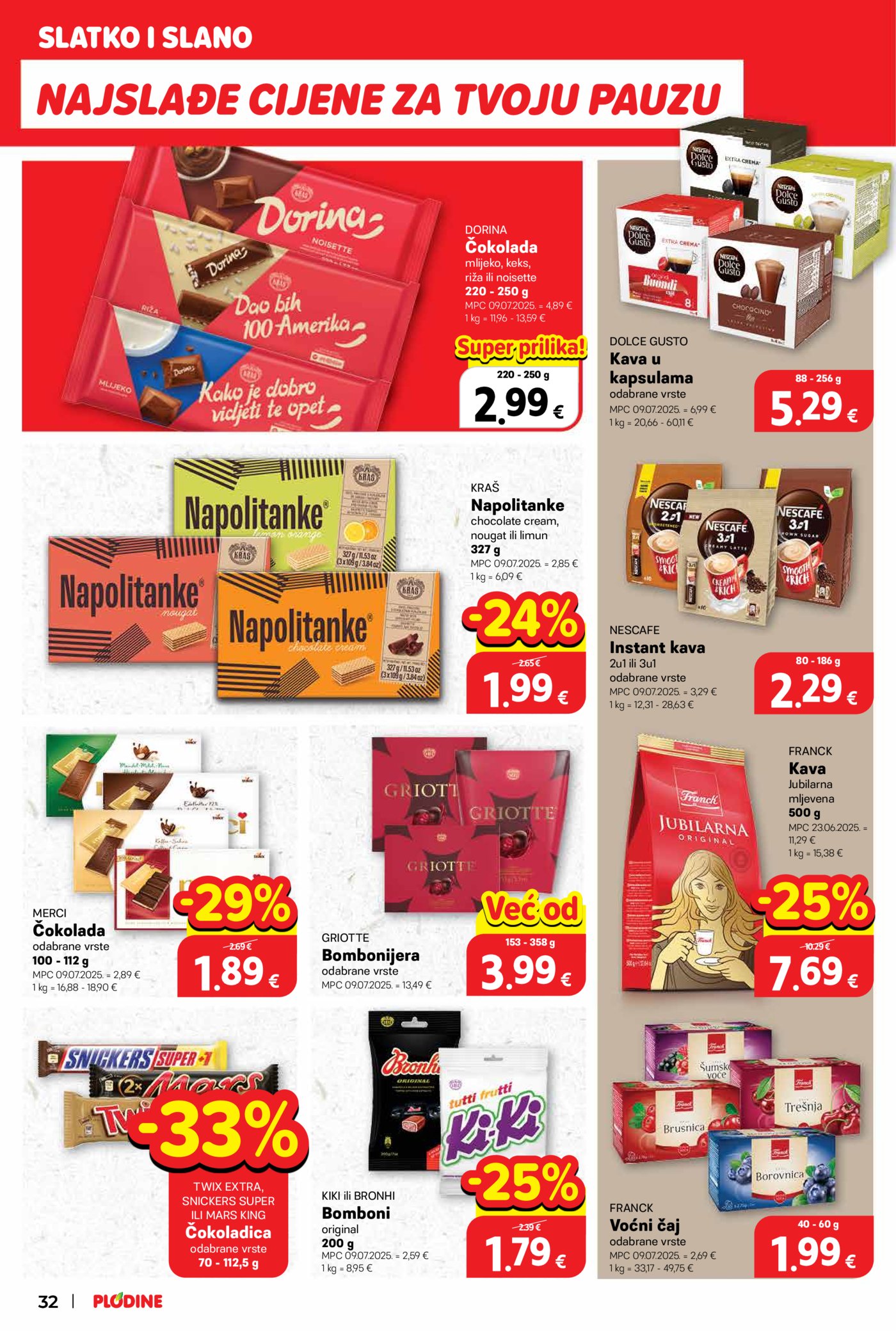 Plodine katalog Akcija 14.01. - 20.01.2026.