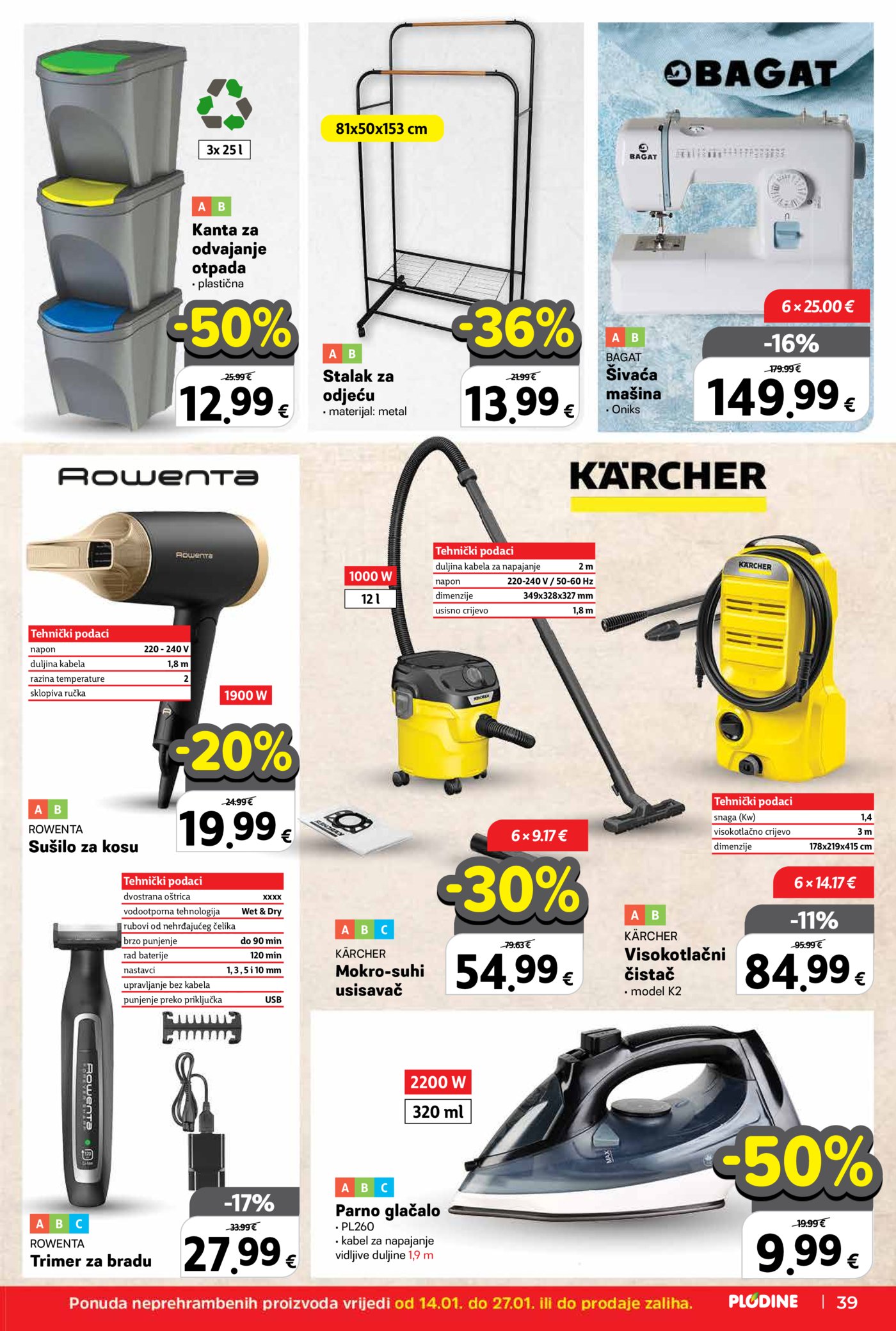 Plodine katalog Akcija 14.01. - 20.01.2026.