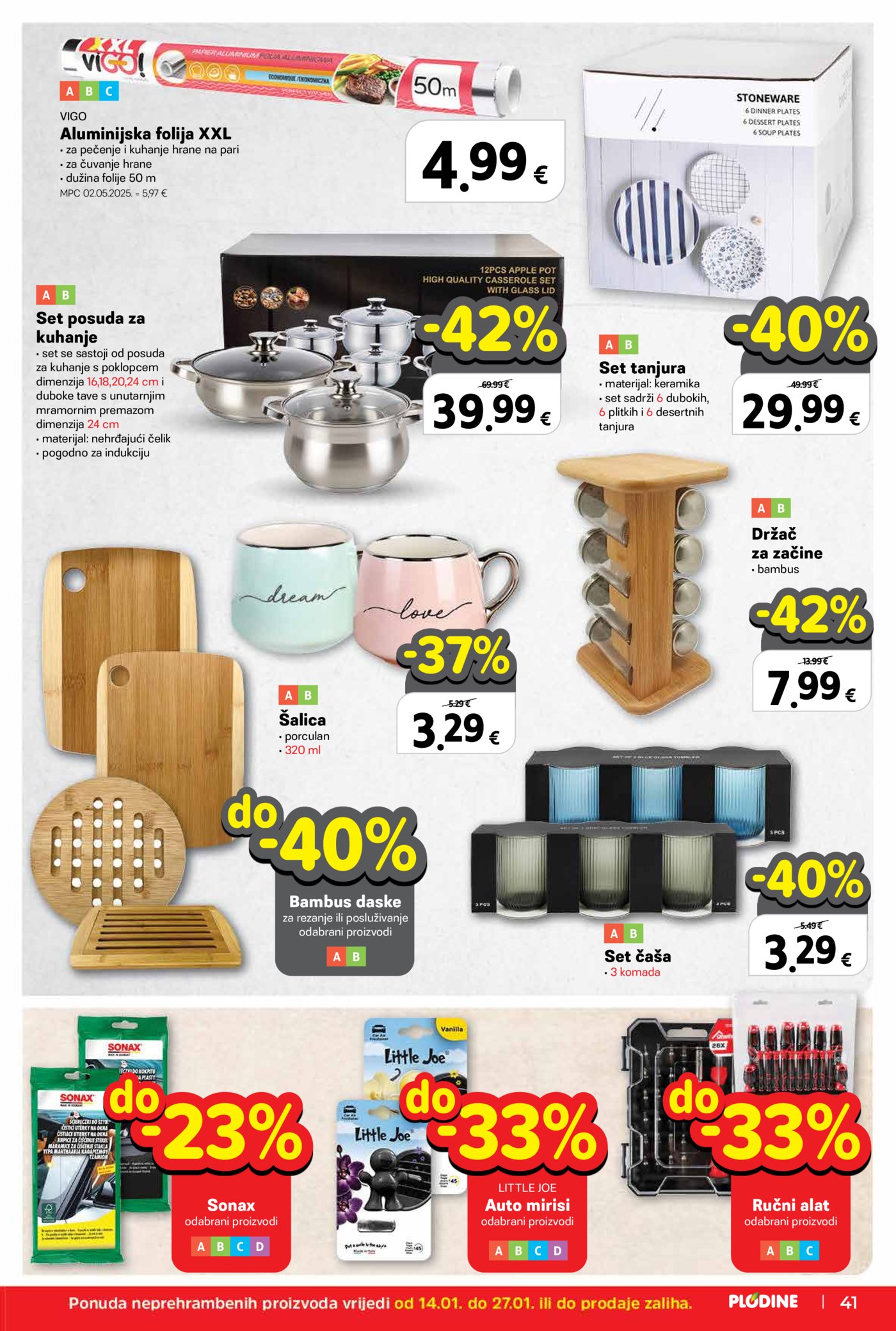 Plodine katalog Akcija 14.01. - 20.01.2026.