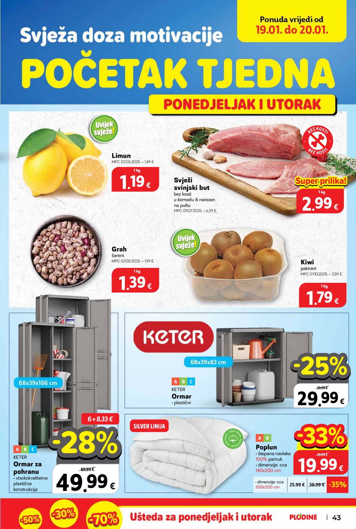 Plodine katalog Akcija 14.01. - 20.01.2026.