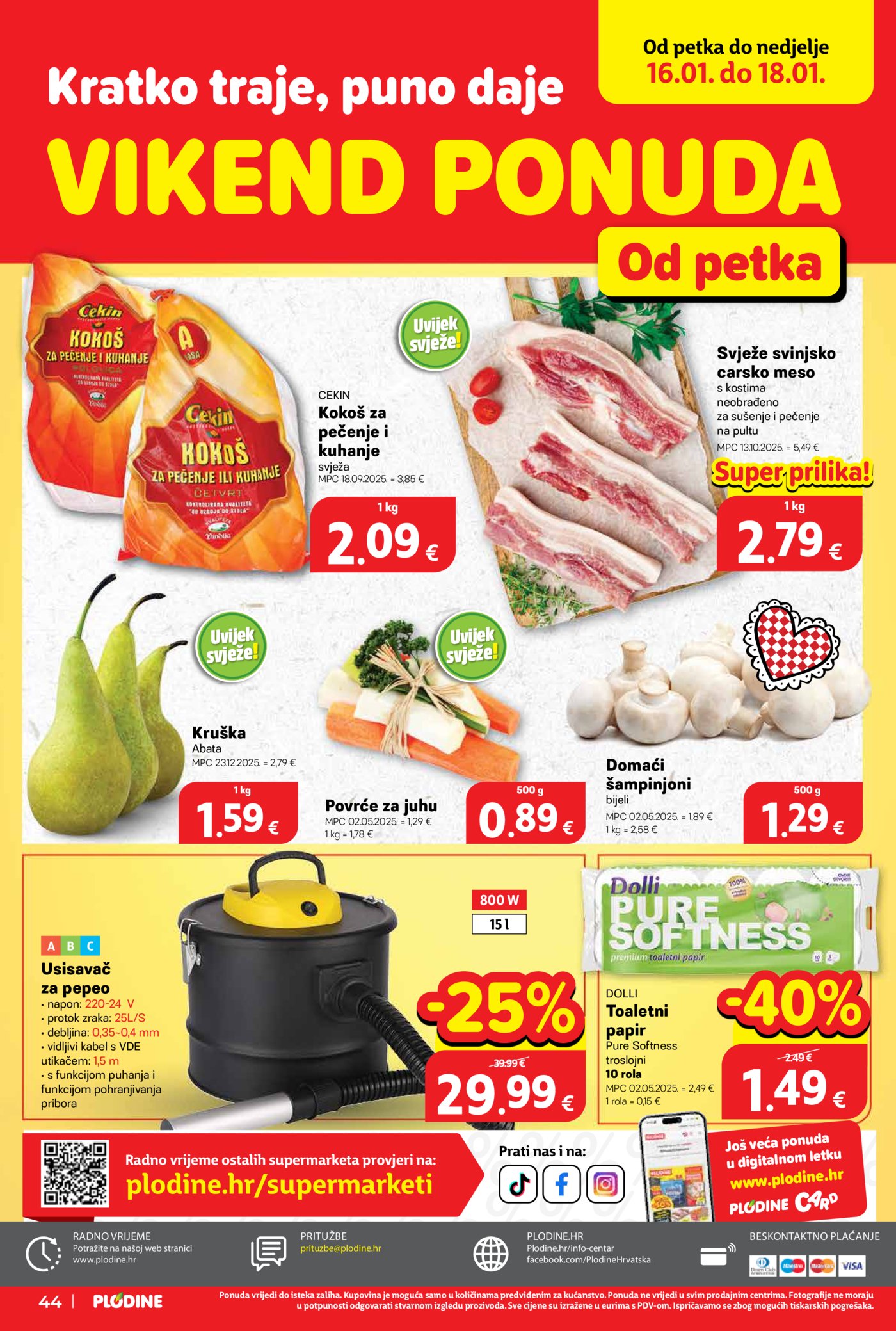 Plodine katalog Akcija 14.01. - 20.01.2026.