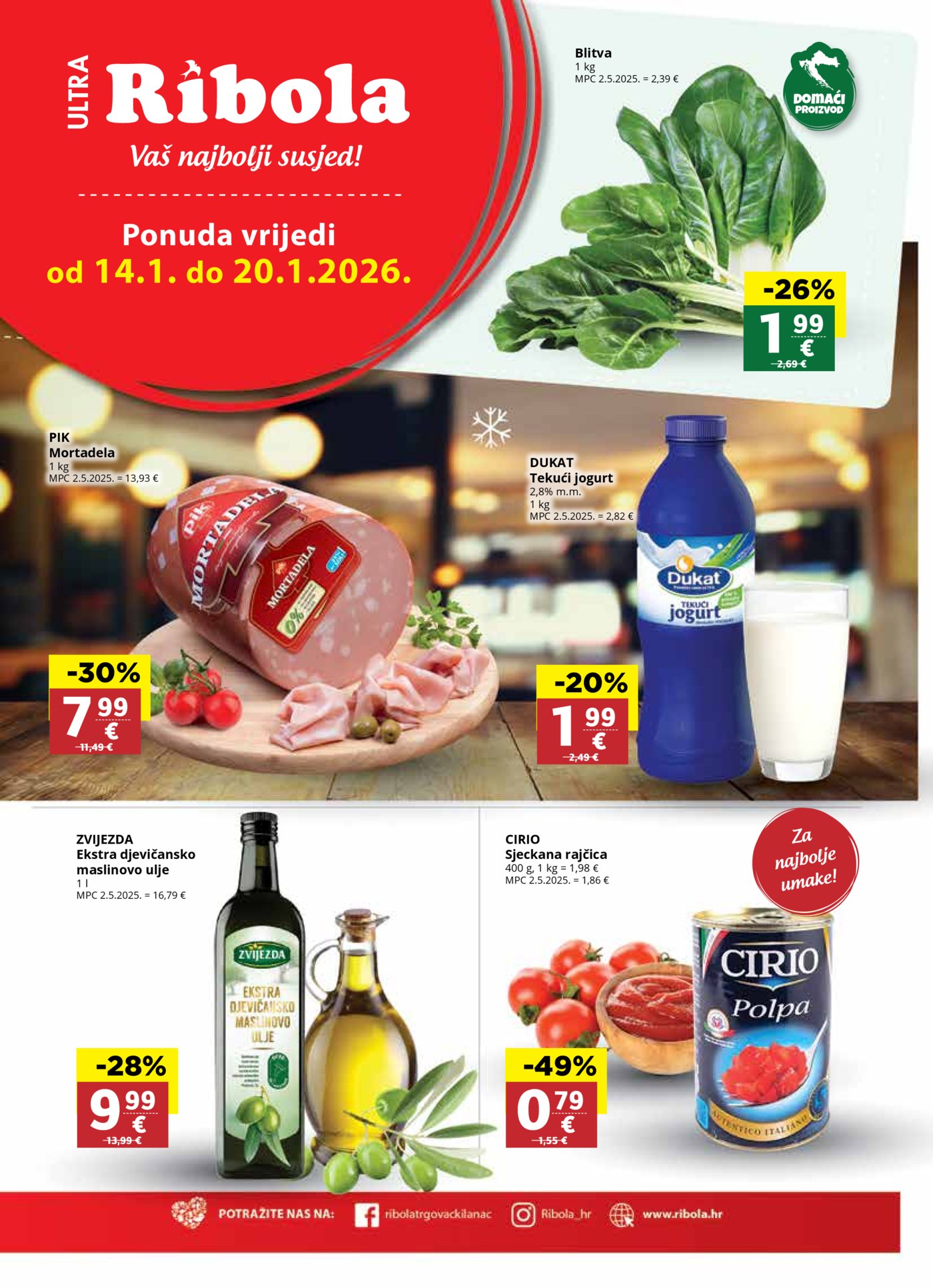 Ribola katalog Akcija 14.01. - 20.01.2026.