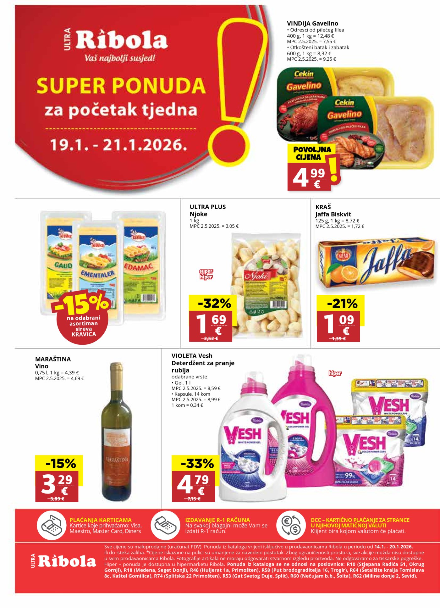 Ribola katalog Akcija 14.01. - 20.01.2026.