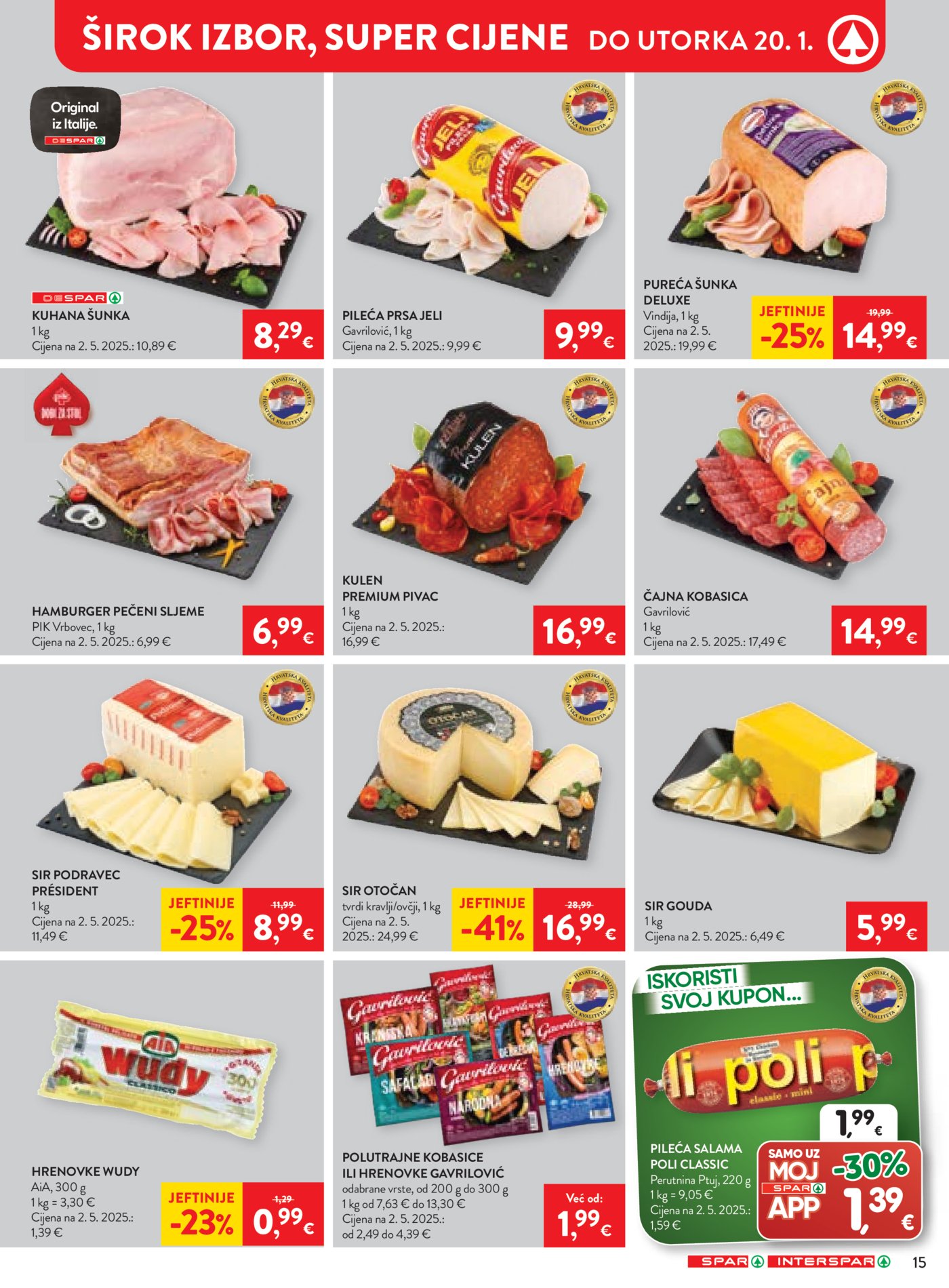 SPAR katalog Akcija 14.01.-20.01.2026.