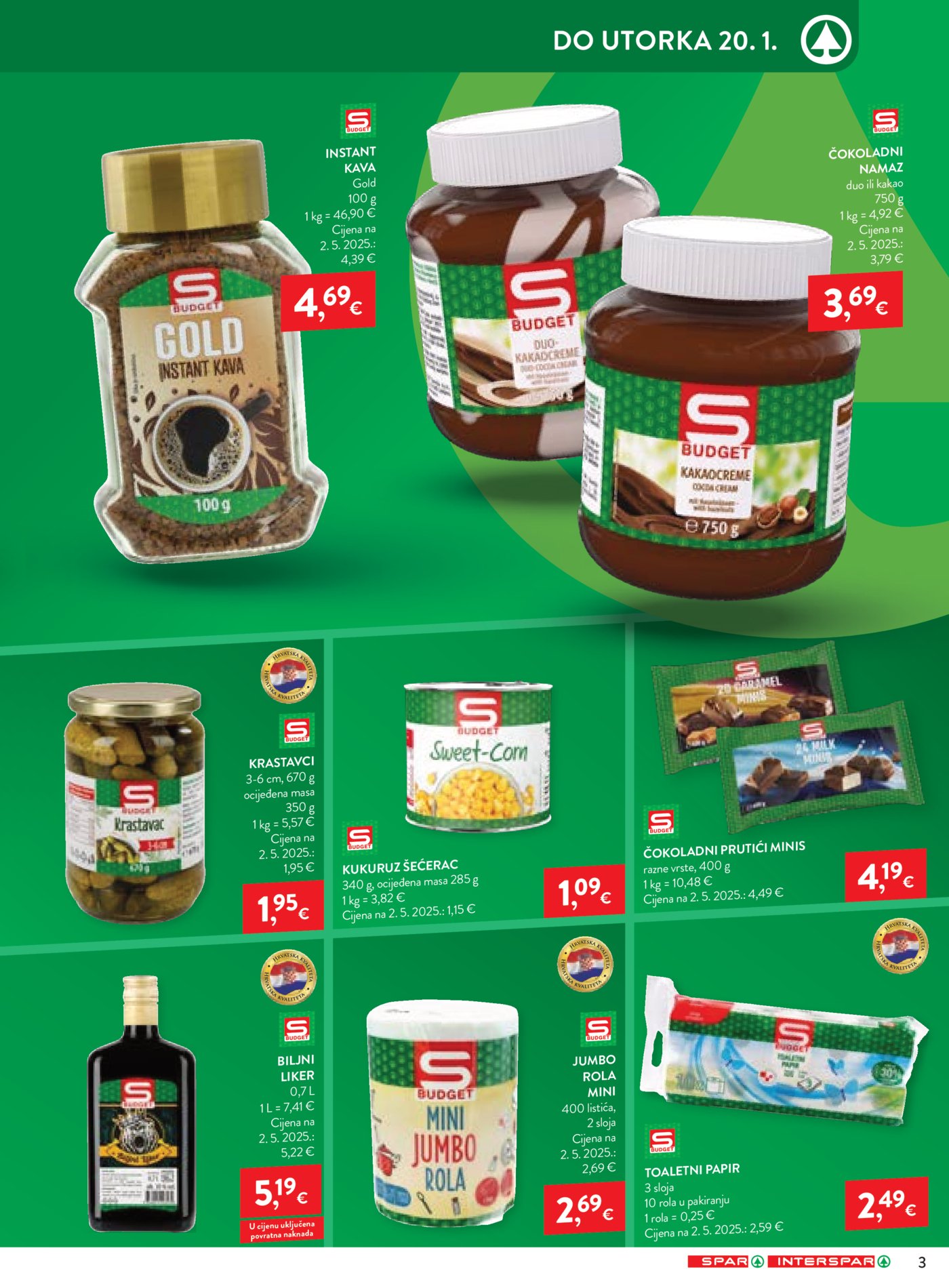 SPAR katalog Akcija 14.01.-20.01.2026.
