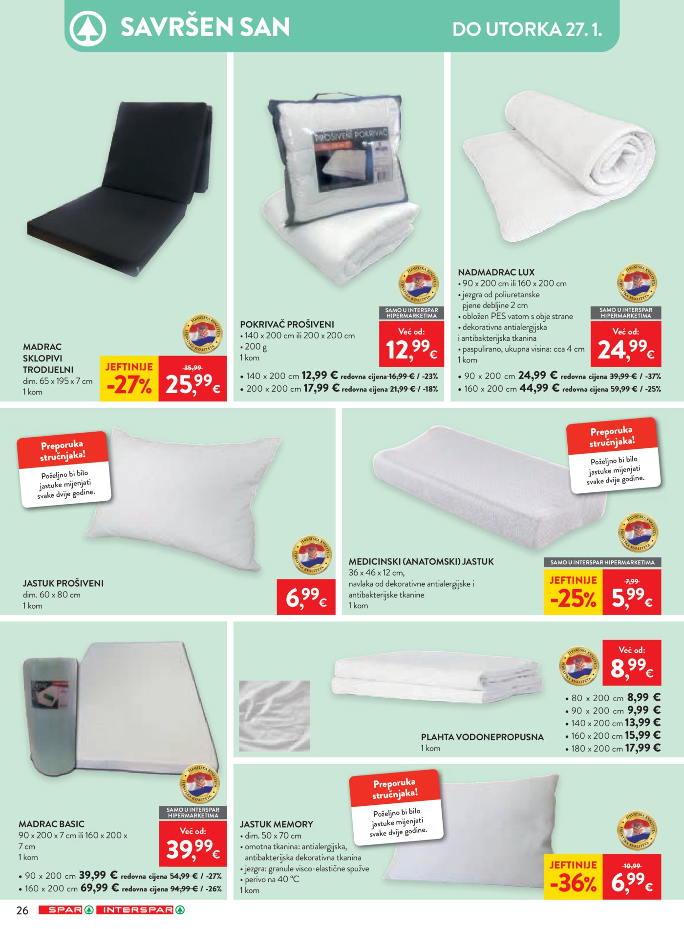 SPAR katalog Akcija 14.01.-20.01.2026.