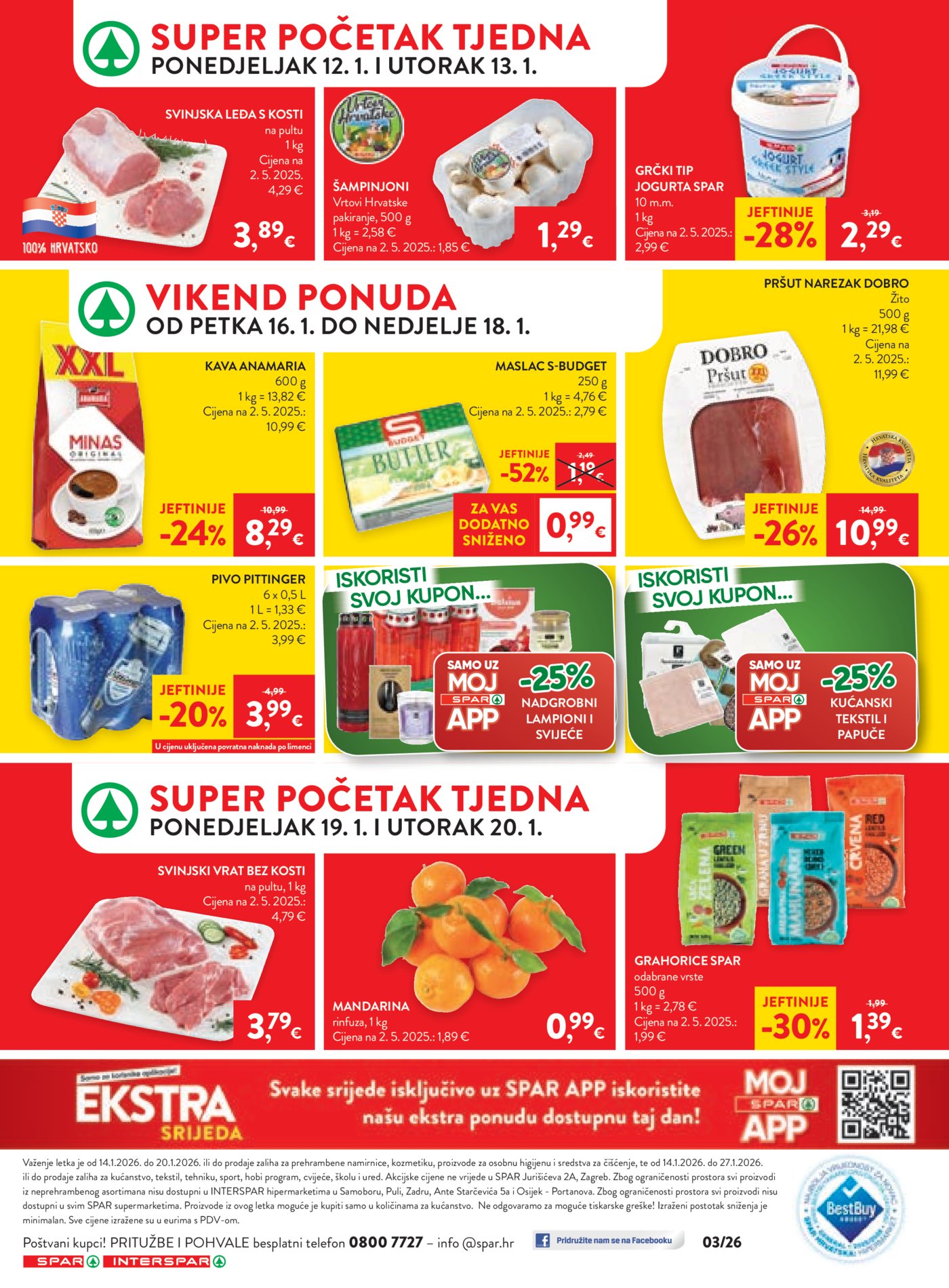 SPAR katalog Akcija 14.01.-20.01.2026.