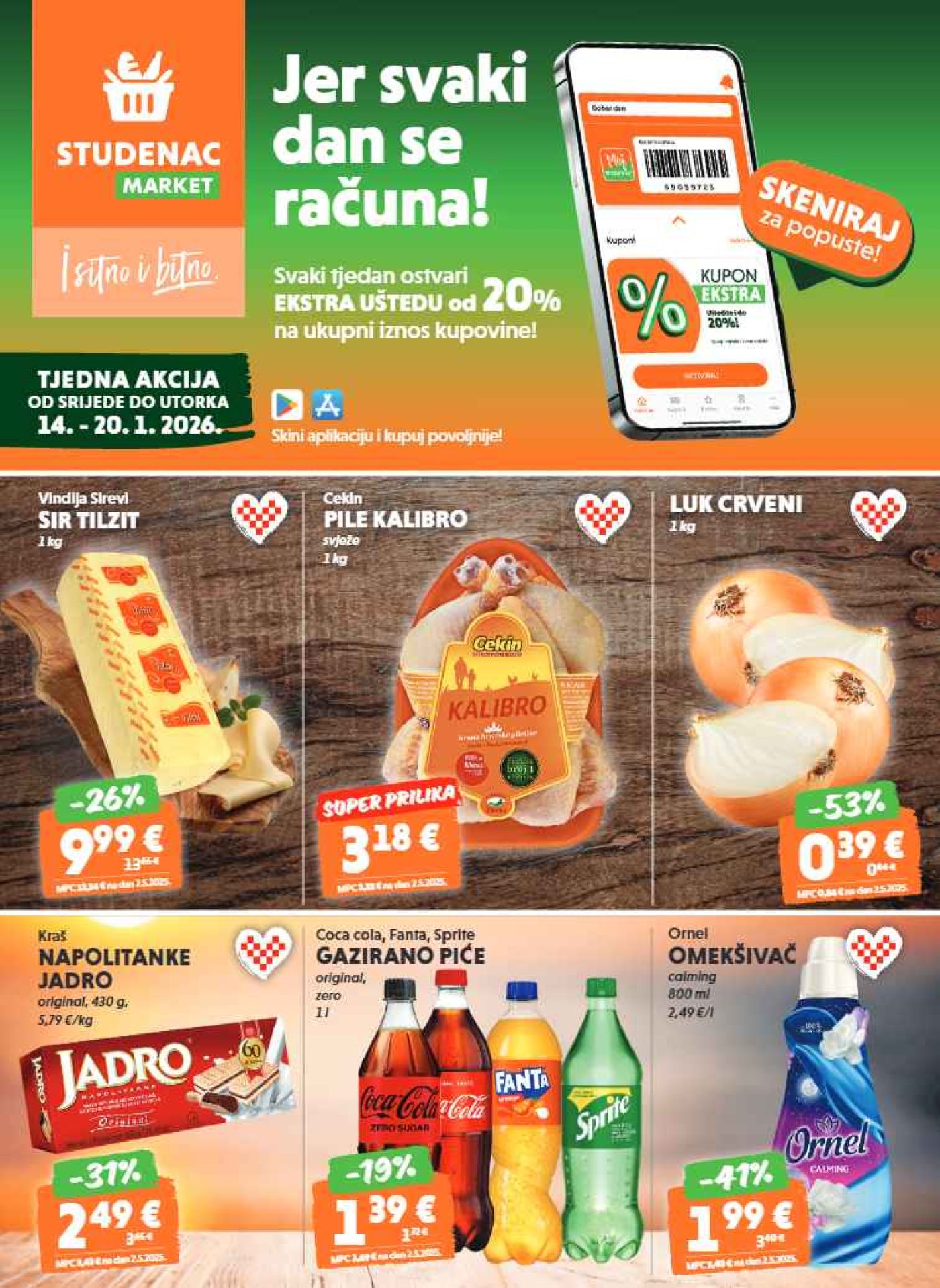 Studenac Tjedni katalog 14.01. - 20.01.2026.