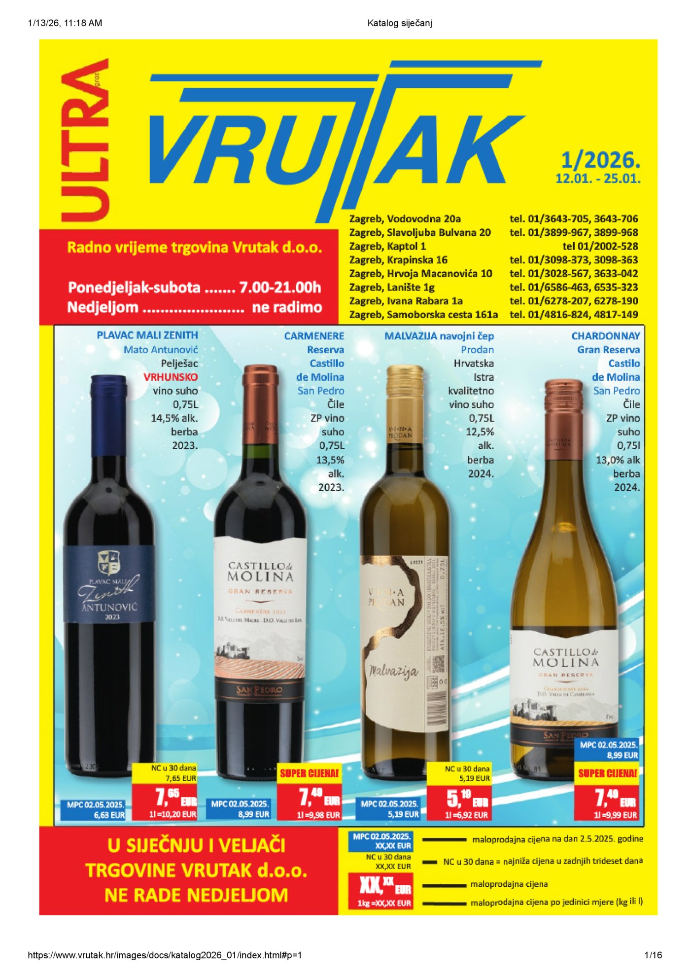 Vrutak katalog Akcija 12.01. - 25.01.2026.