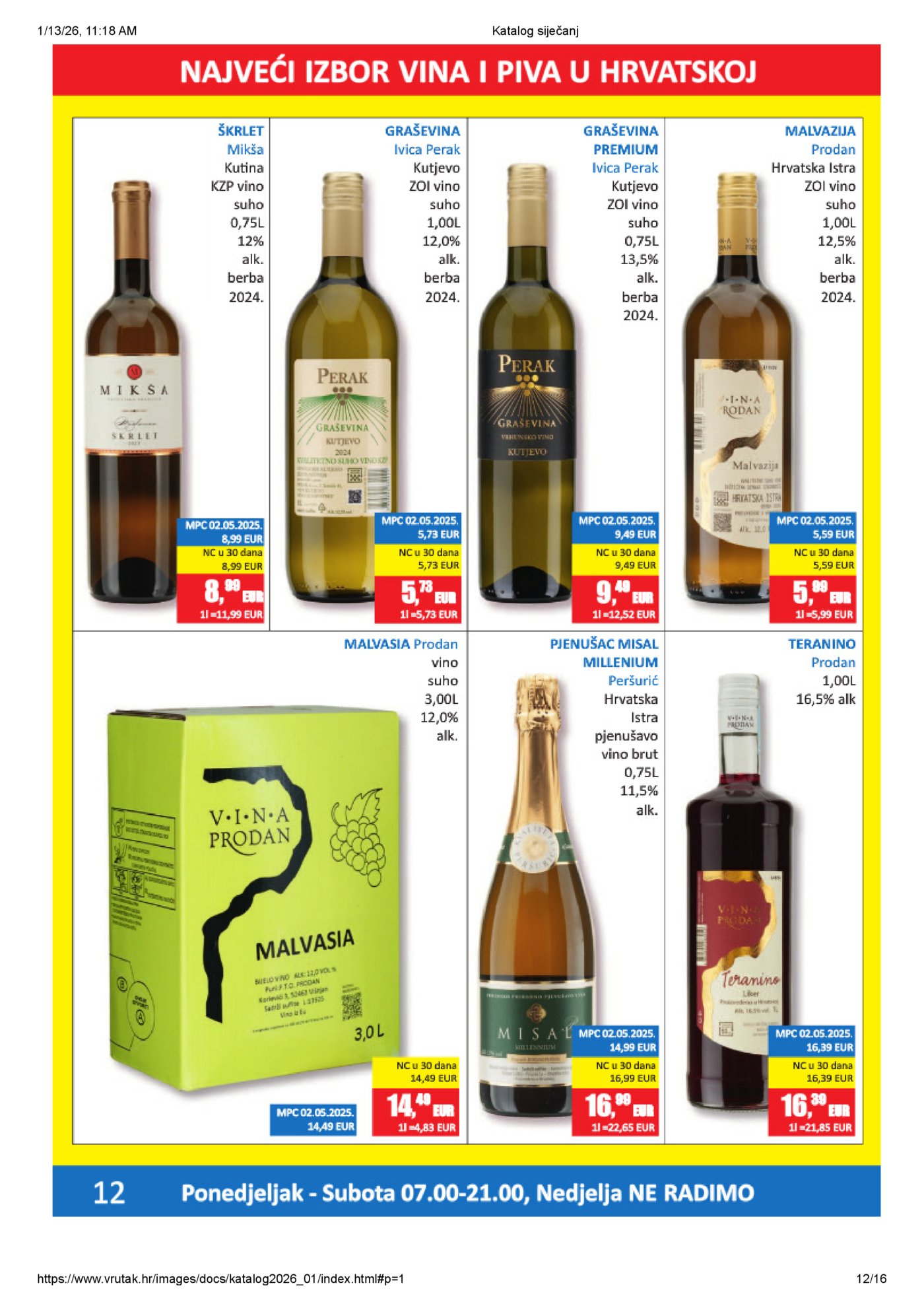 Vrutak katalog Akcija 12.01. - 25.01.2026.