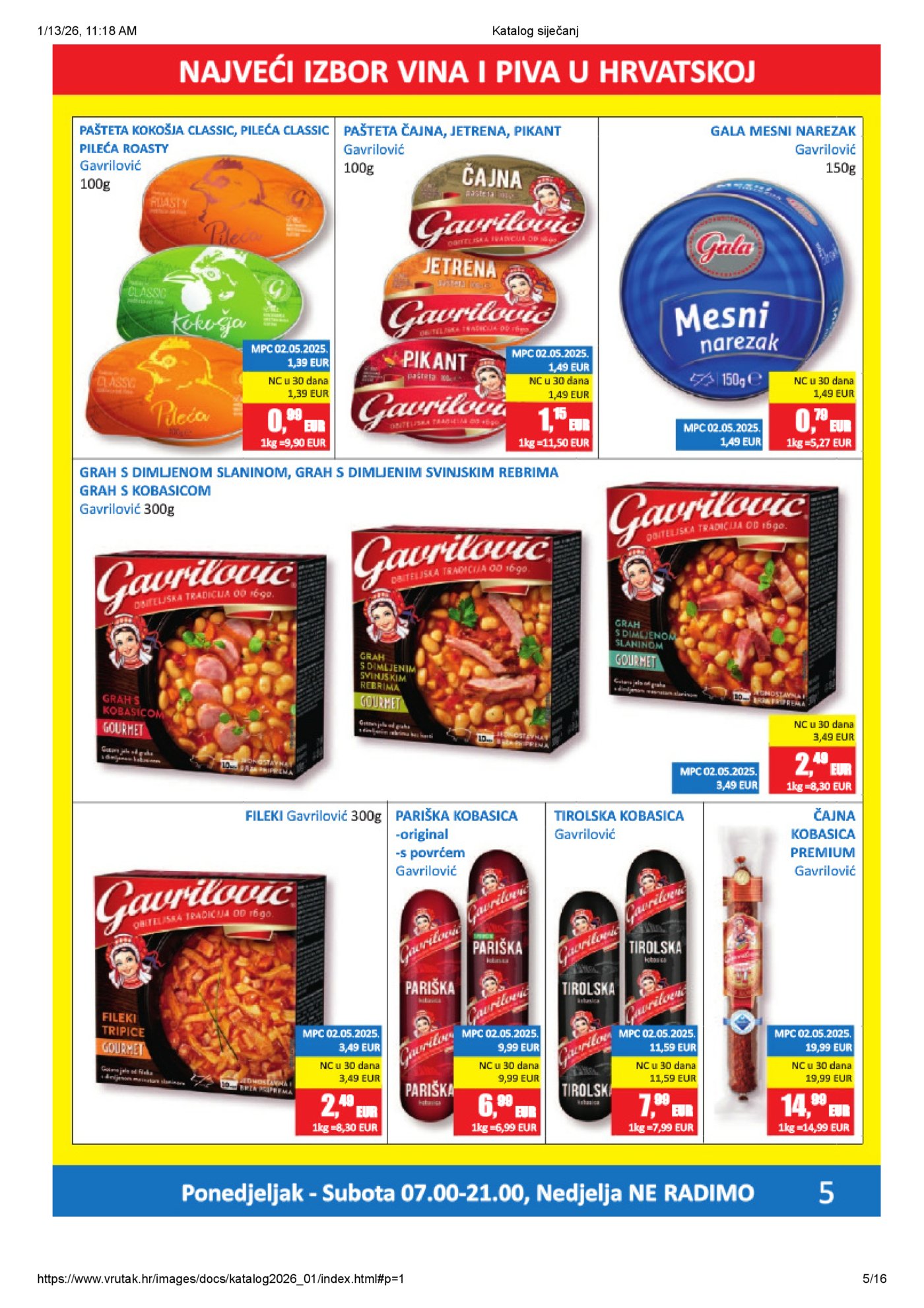 Vrutak katalog Akcija 12.01. - 25.01.2026.