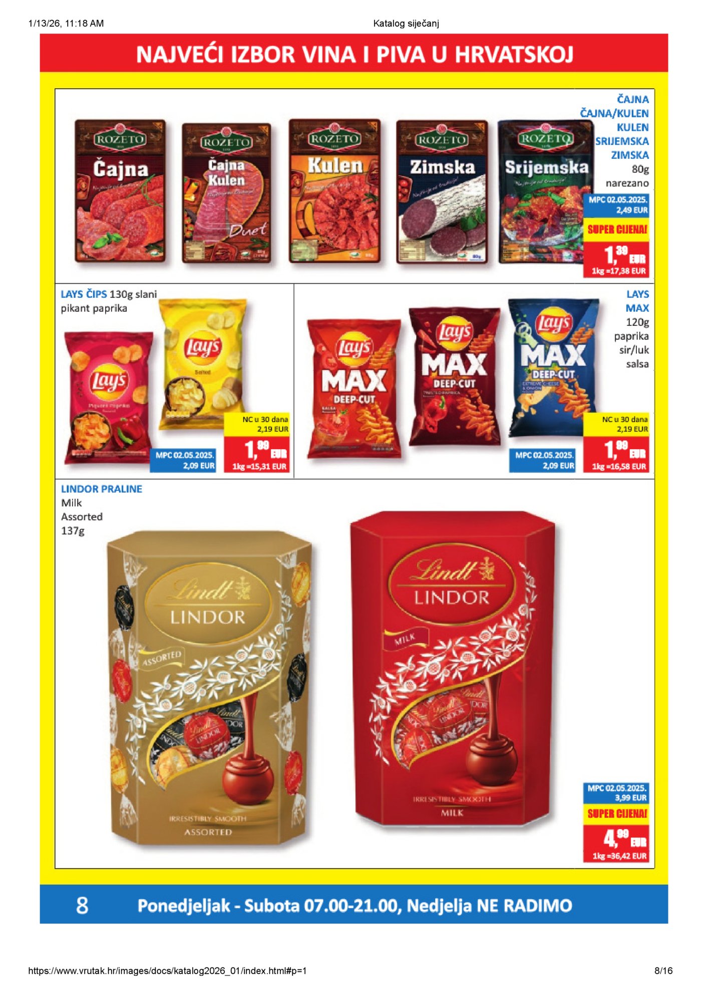 Vrutak katalog Akcija 12.01. - 25.01.2026.